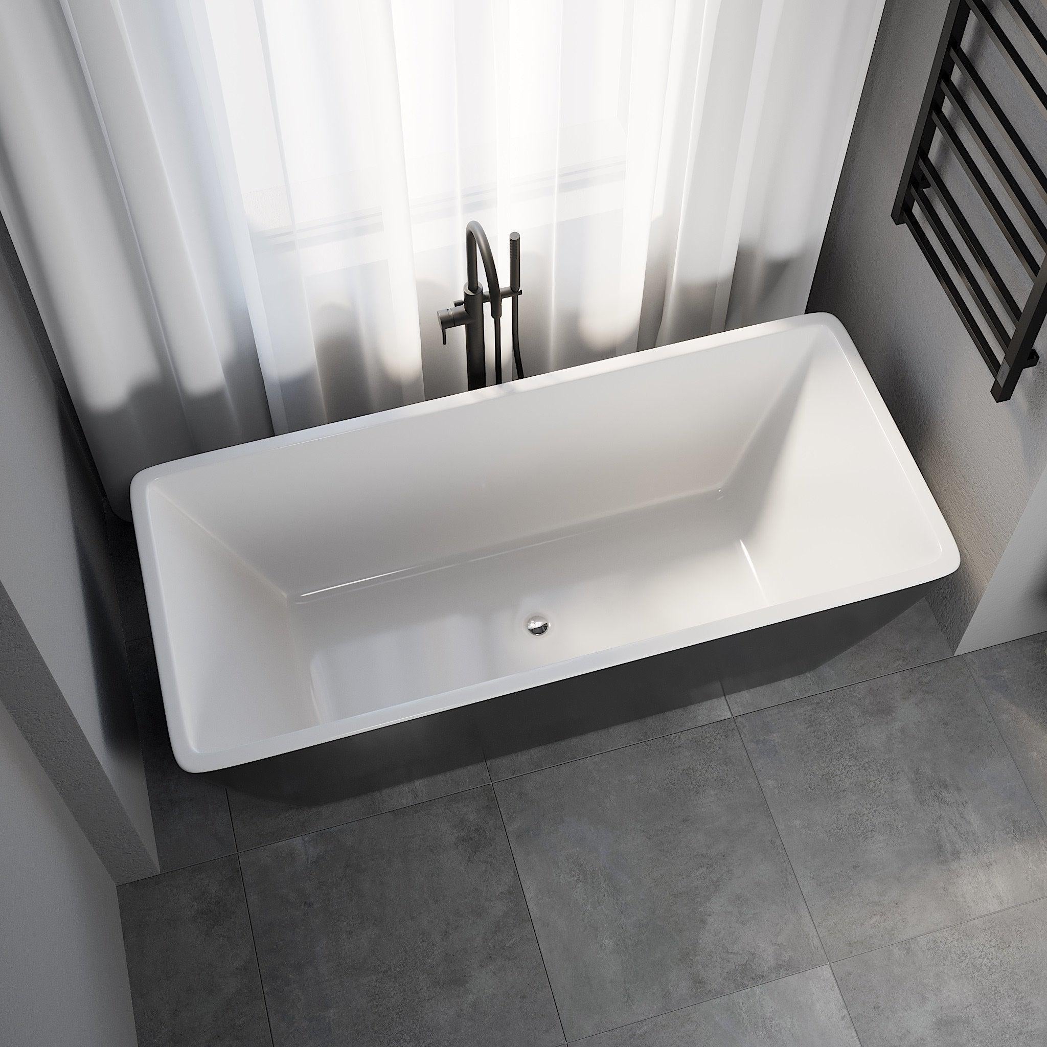 Marstal, Bathtub, Grey Mat - 170 cm - MASTERSTORE - 8595677116526 - Bathtub - 11-170-61-03-00 - 8595677116526