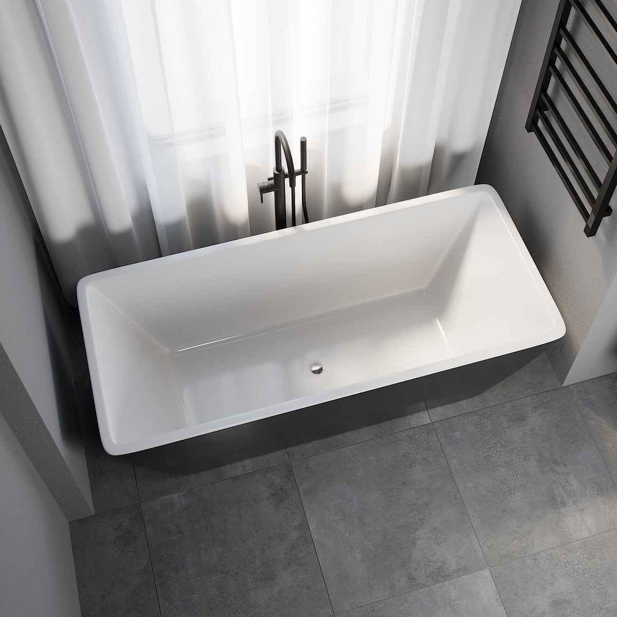 Marstal, Bathtub, Green Mat - 170 cm - MASTERSTORE - 8595677116540 - Bathtub - 11-170-61-05-00 - 8595677116540