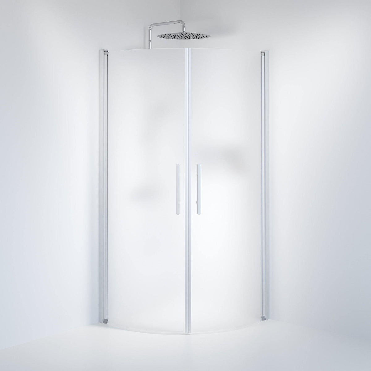 Round - Frosted, Shower Enclosure Set - Code, Matt/Satin - 70 cm - MASTERSTORE - 8595677119084 - Shower Enclosure Set - Code - 35 - 701 - 67 - 55 - 00 - 8595677119084
