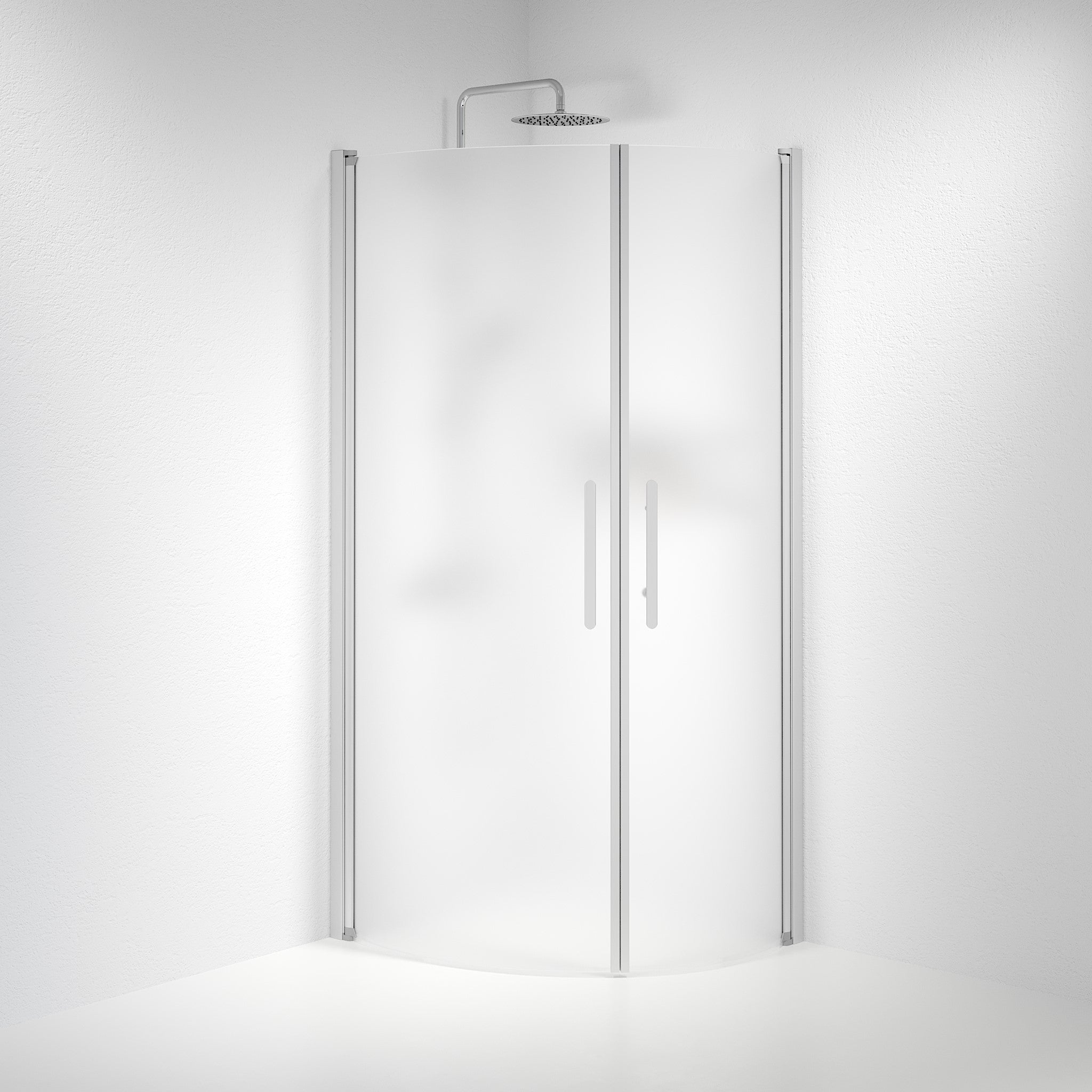 Round - Frosted, Shower Enclosure Set - Code, Matt/Satin - 70 cm - MASTERSTORE - 8595677119084 - Shower Enclosure Set - Code - 35 - 701 - 67 - 55 - 00 - 8595677119084