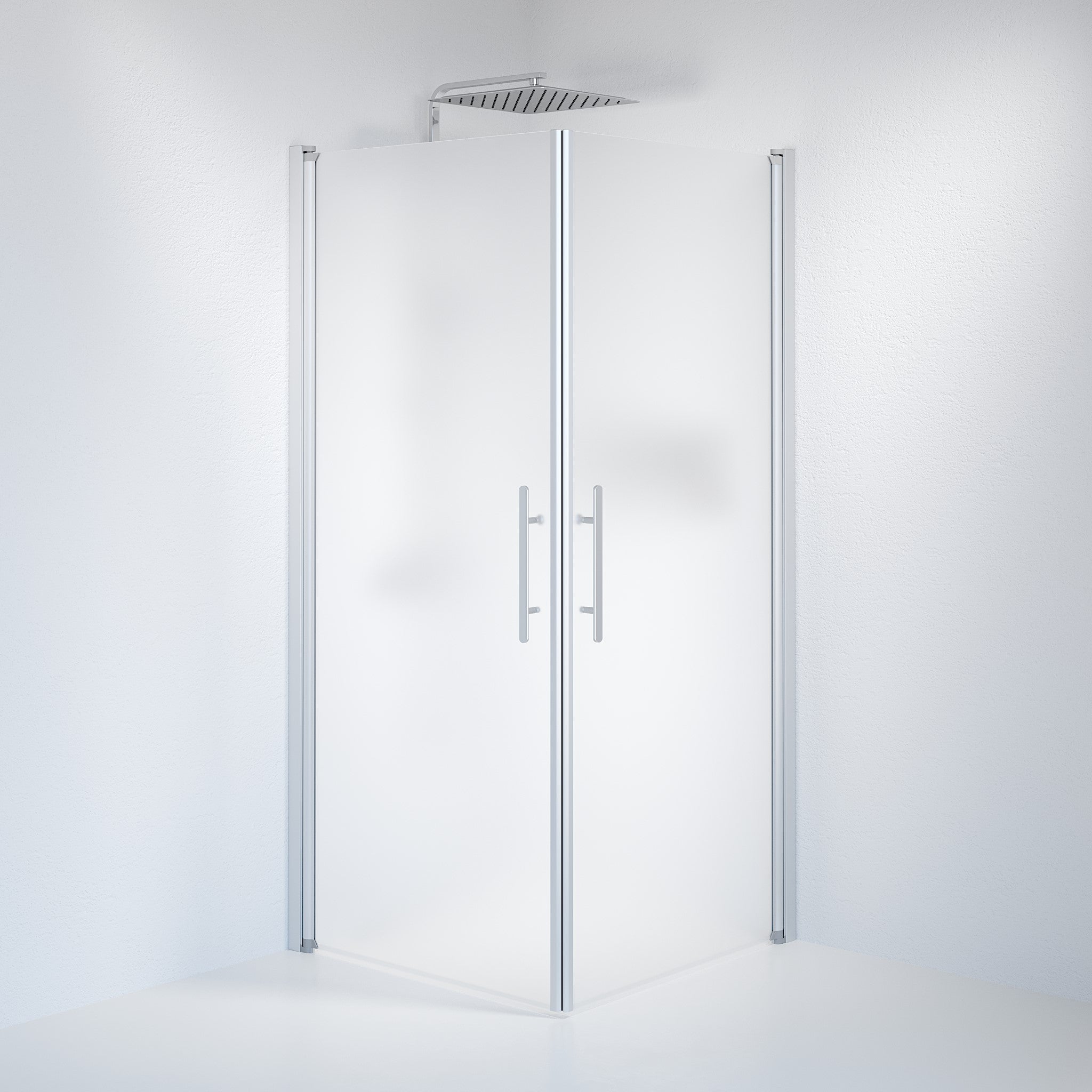 Square - Frosted, Shower Enclosure Set - Code, Matt/Satin - 70 cm - MASTERSTORE - 8595677120424 - Shower Enclosure Set - Code - 36 - 708 - 67 - 55 - 00 - 8595677120424