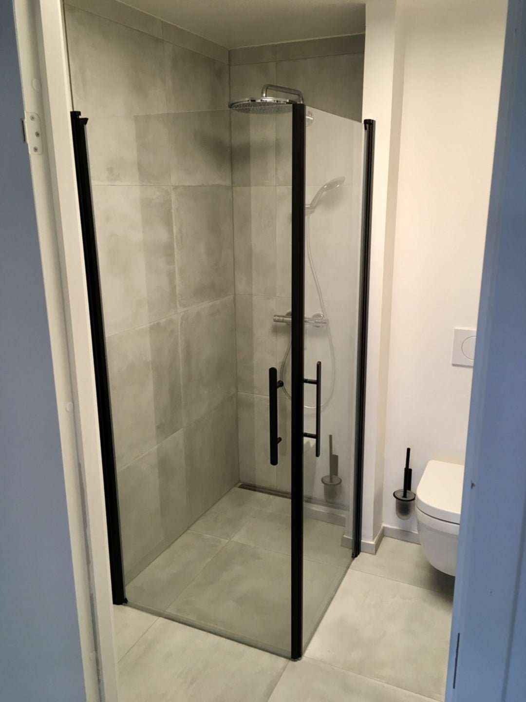 Square - Clear, Shower Enclosure Set - Code, Clear/Black - 80 cm - MASTERSTORE - 8595677120578 - Shower Enclosure Set - Code - 36 - 801 - 02 - 50 - 00 - 8595677120578