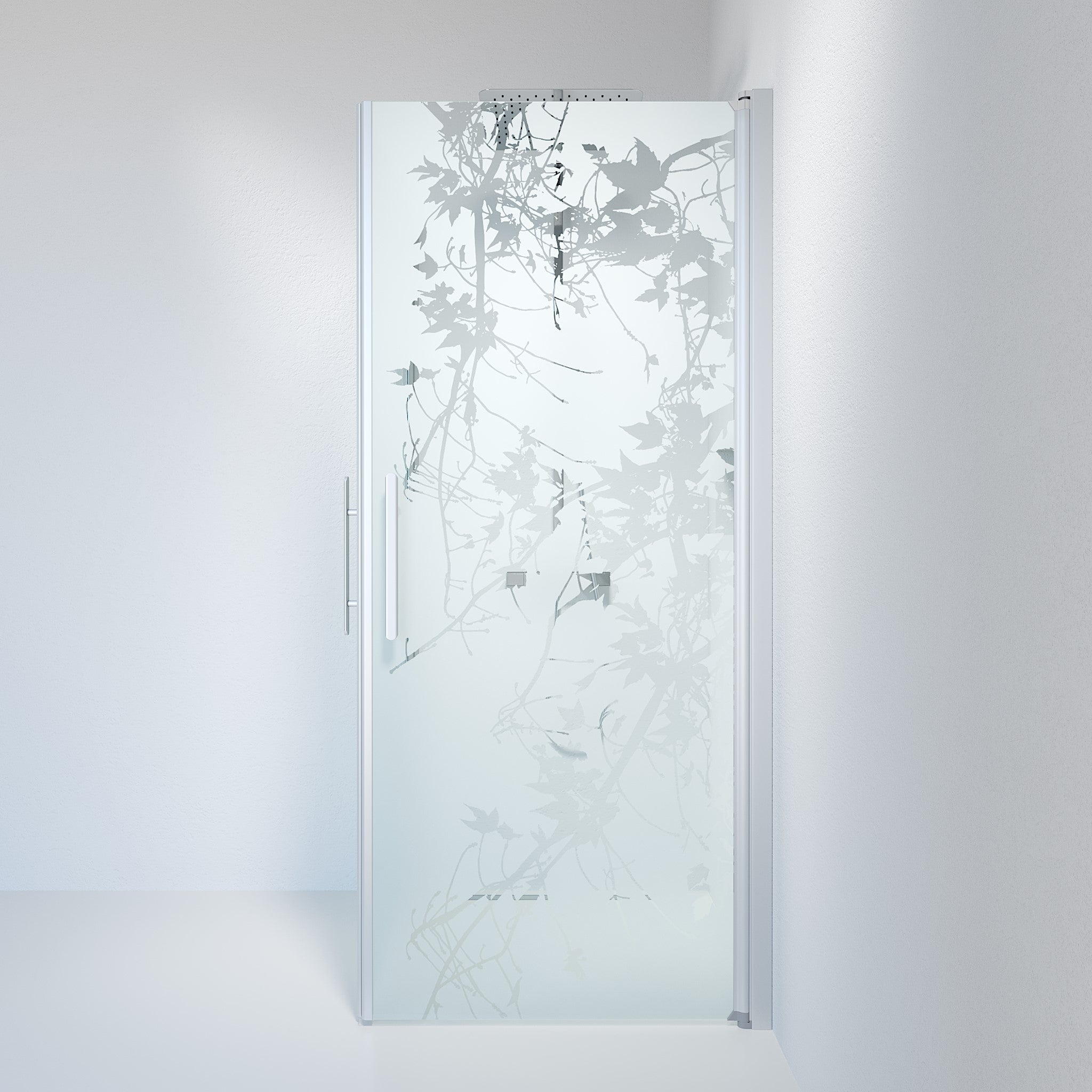 Duschhörna fyrkantig 80x80x198 cm - 6 mm frostad dekor nanoglas - borstad aluminiumprofil - Vänern - Duschhörn - Square - Decor, Shower Enclosure Set - Code, Decor/Satin - 80 cm - MASTERSTORE - 8595677120806 - Shower Enclosure Set - Code - 36 - 808 - 67 - 54 - 00 - 8595677120806 -