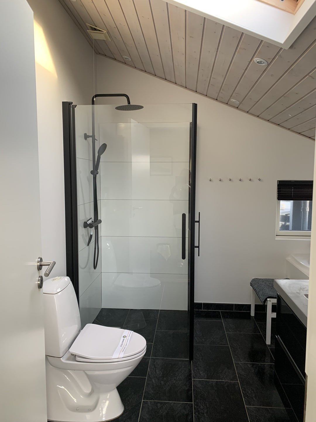 Square - Clear, Shower Encl. Set - Square, Clear/Black - 80 cm - MASTERSTORE - 8595677120837 - Shower Enclosure Set - Code - 36-809-02-50-00 - 8595677120837