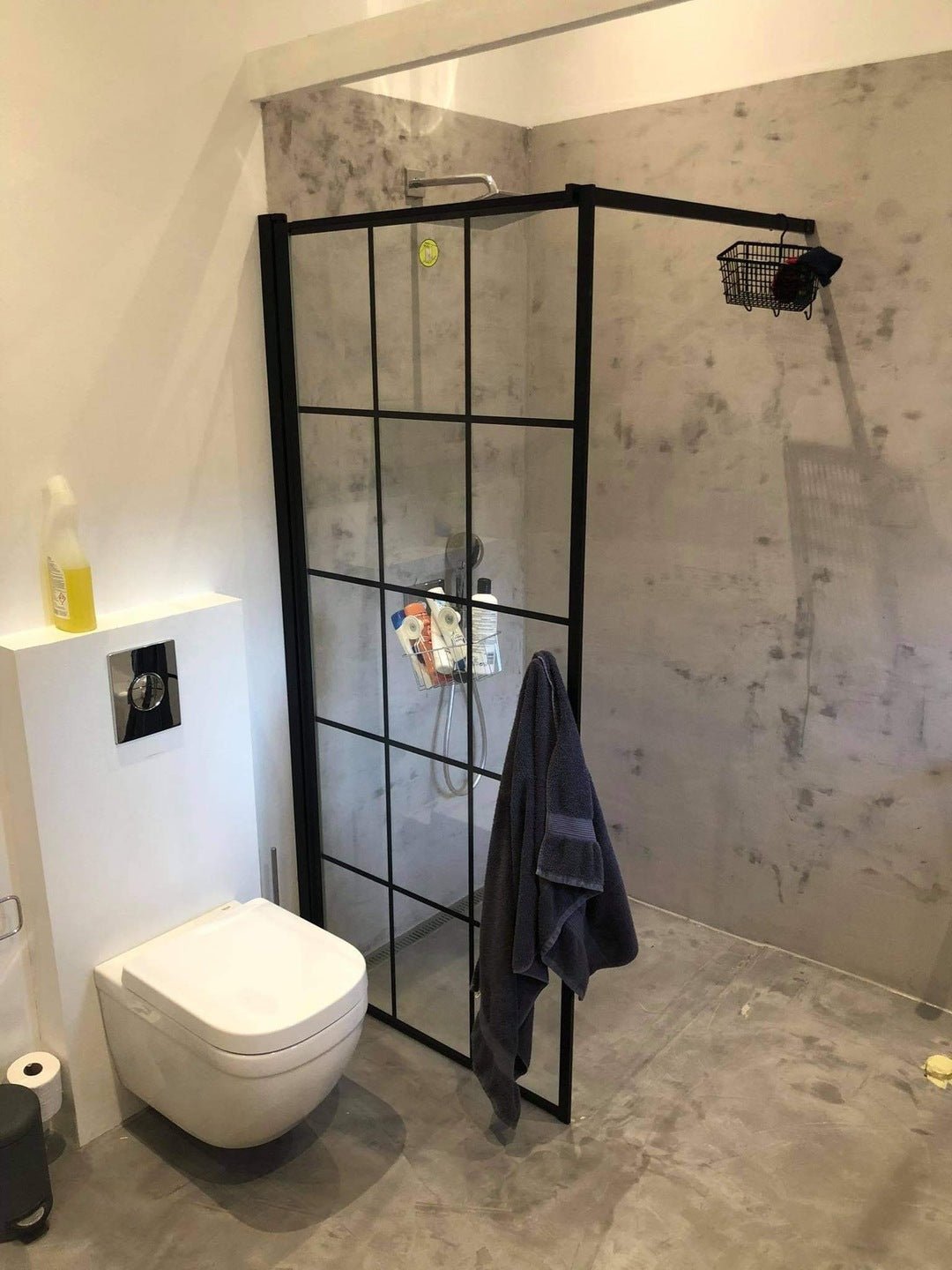 Wall - Frames, Shower Enclosure Set - Code, Frame/Black - 80 cm - MASTERSTORE - 8595677121520 - Shower Enclosure Set - Code - 39 - 080 - 02 - 49 - 01 - 8595677121520