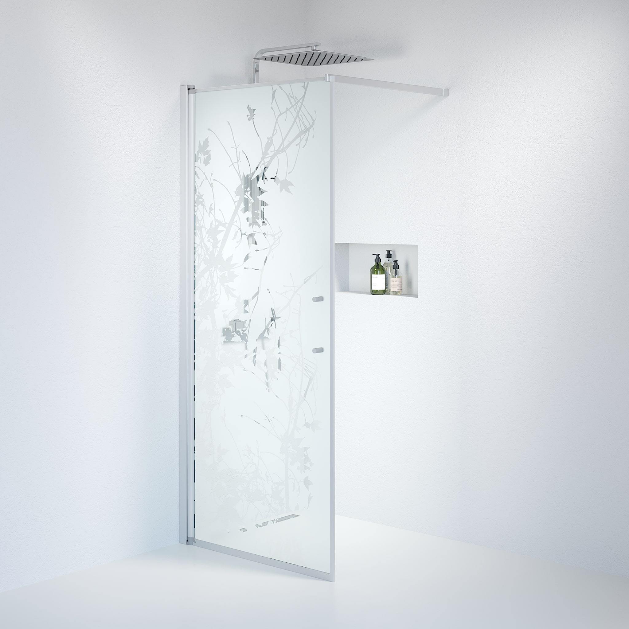Wall - Decor, Shower Enclosure Set - Code, Decor/Satin - 80 cm - MASTERSTORE - 8595677121582 - Shower Enclosure Set - Code - 39 - 080 - 67 - 54 - 00 - 8595677121582