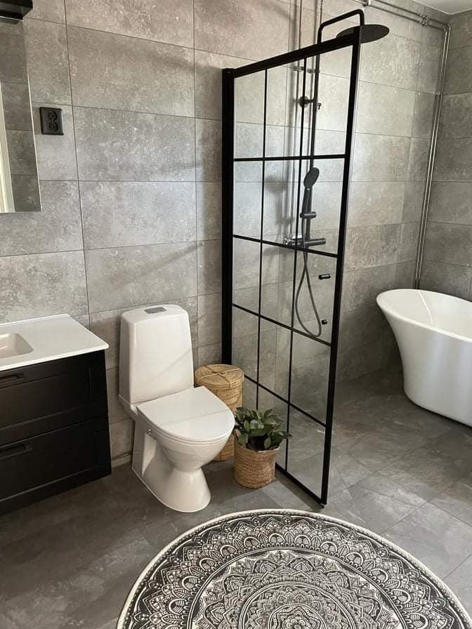 Wall - Frames, Shower Enclosure Set - Code, Frame/Black - 100 cm - MASTERSTORE - 8595677121780 - Shower Enclosure Set - Code - 39 - 100 - 02 - 49 - 01 - 8595677121780