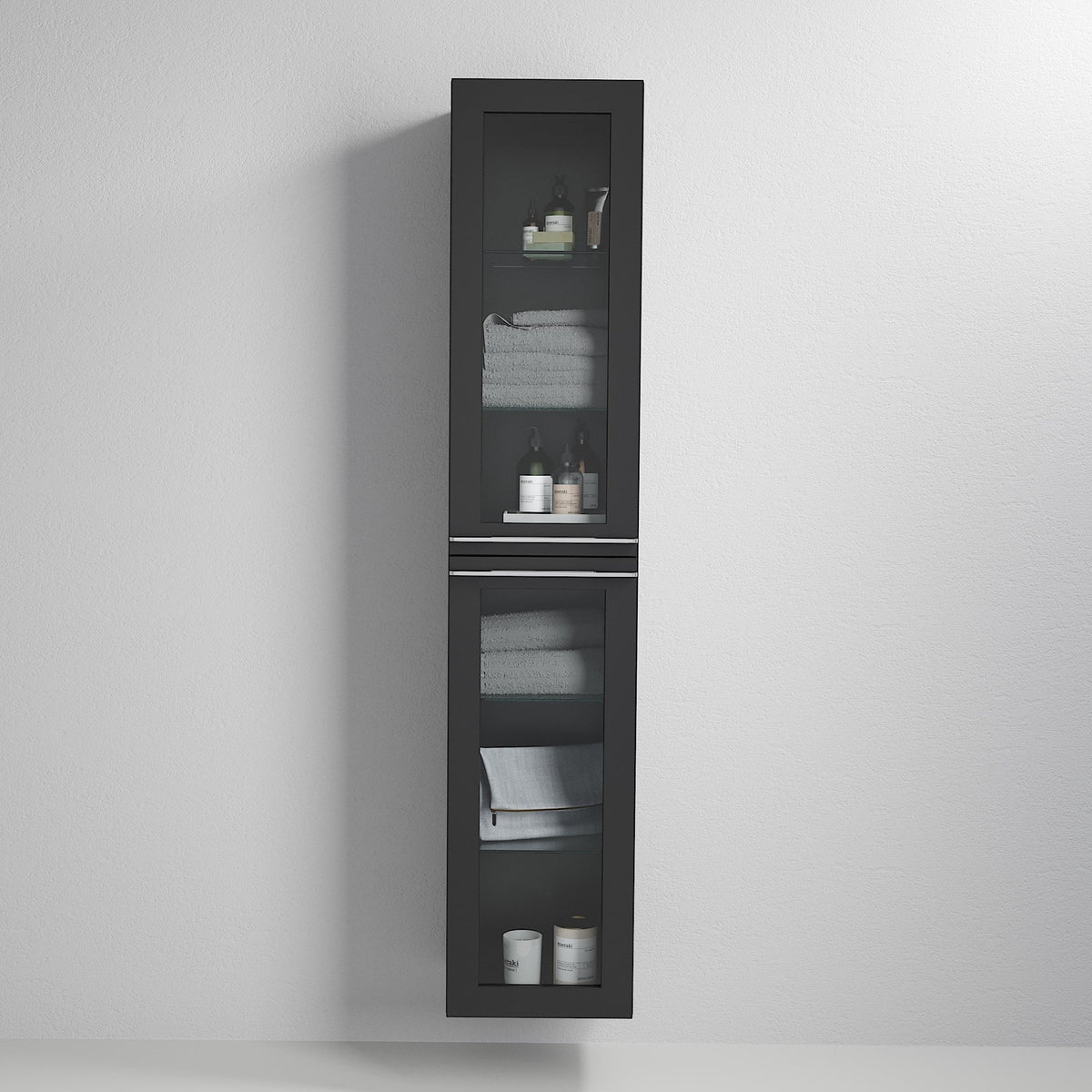 Veiholmen, Furniture Set - High Cabinet, Black Mat - 35 cm - MASTERSTORE - 8595677127980 - Furniture Set - Code - 70-035-02-02-00 - 8595677127980
