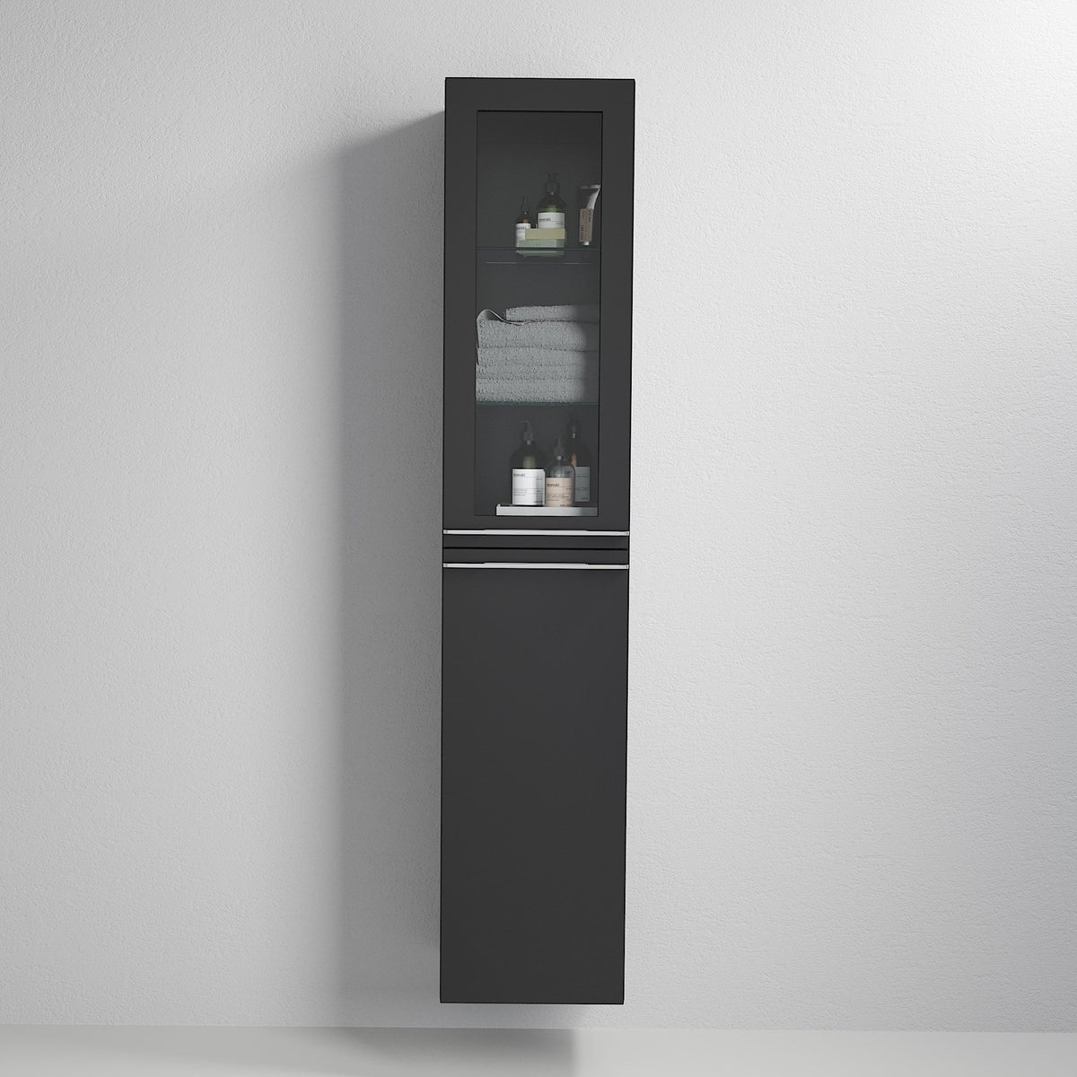 Veiholmen, Furniture Set - High Cabinet, Black Mat - 35 cm - MASTERSTORE - 8595677127980 - Furniture Set - Code - 70-035-02-02-00 - 8595677127980