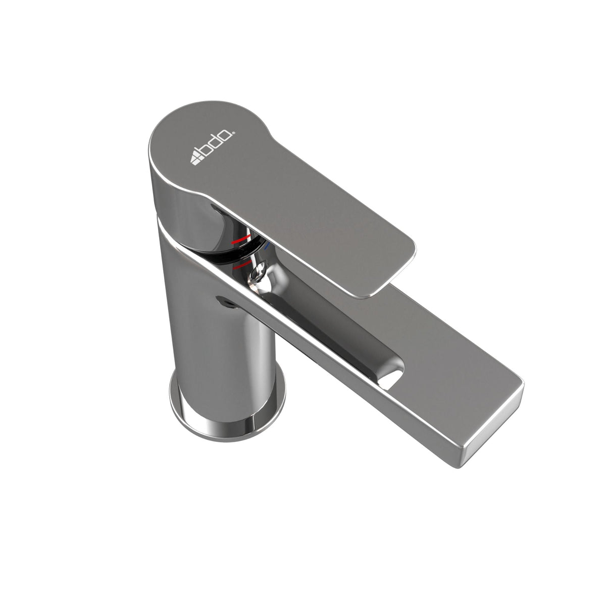 Square washbasin faucet 15.9 cm - chrome - Næsby - MASTERSTORE - 8595677128642 - Washbasin Mixers - 28-005-04-60-04 - 8595677128642