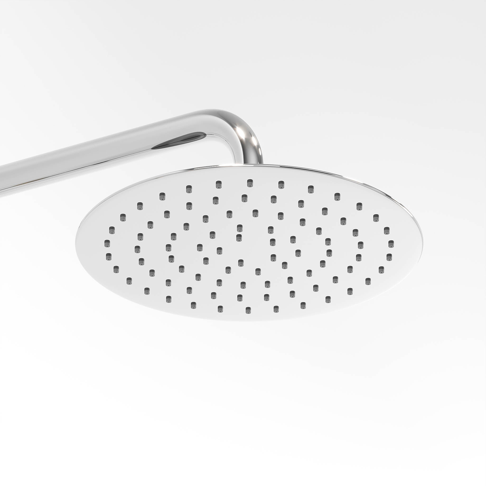 Shower system with thermostatic mixer 150mm C/C - Ø250 mm overhead shower, hand shower - chrome - Dragør - MASTERSTORE - 8595677129137 - Showersystem - 31-120-05-60-00 - 8595677129137