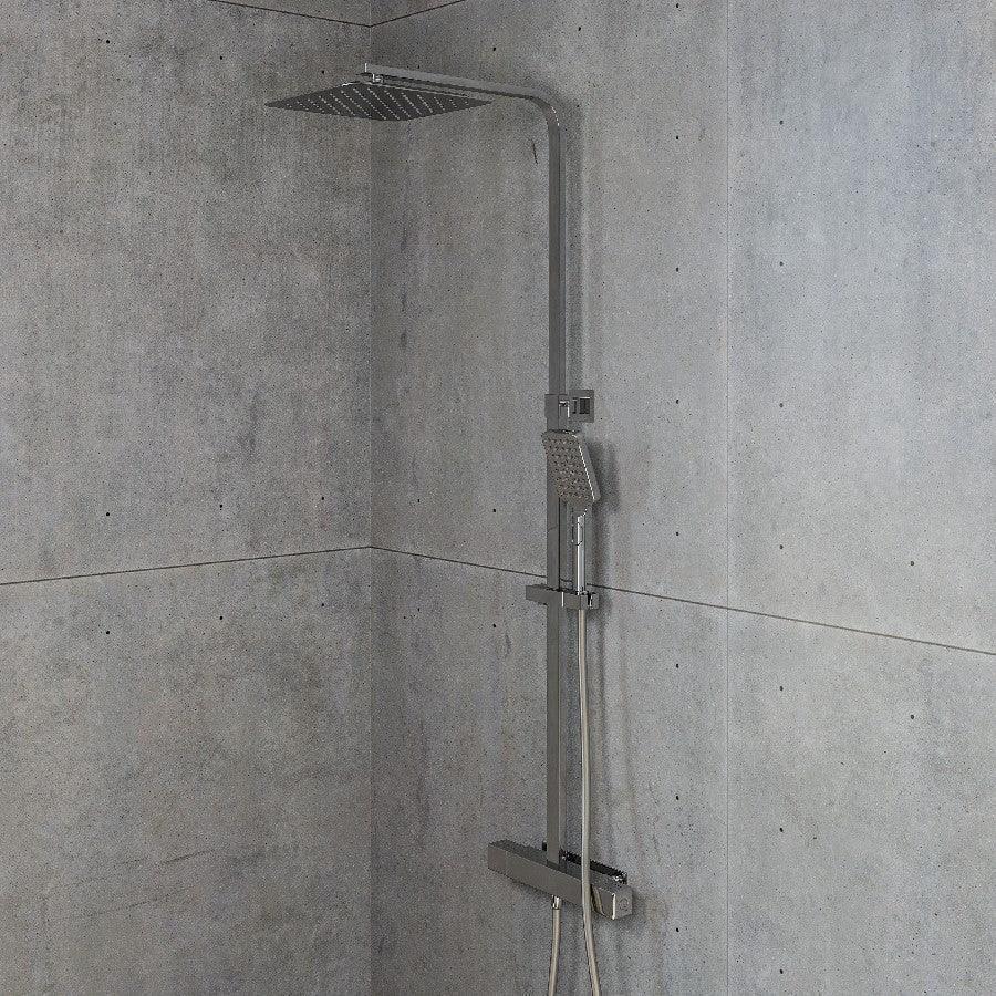 Næsby, Shower Tube Set, Chrome - 29 cm - MASTERSTORE - 8595677129144 - Shower Tube Set - 31 - 120 - 06 - 60 - 00 - 8595677129144