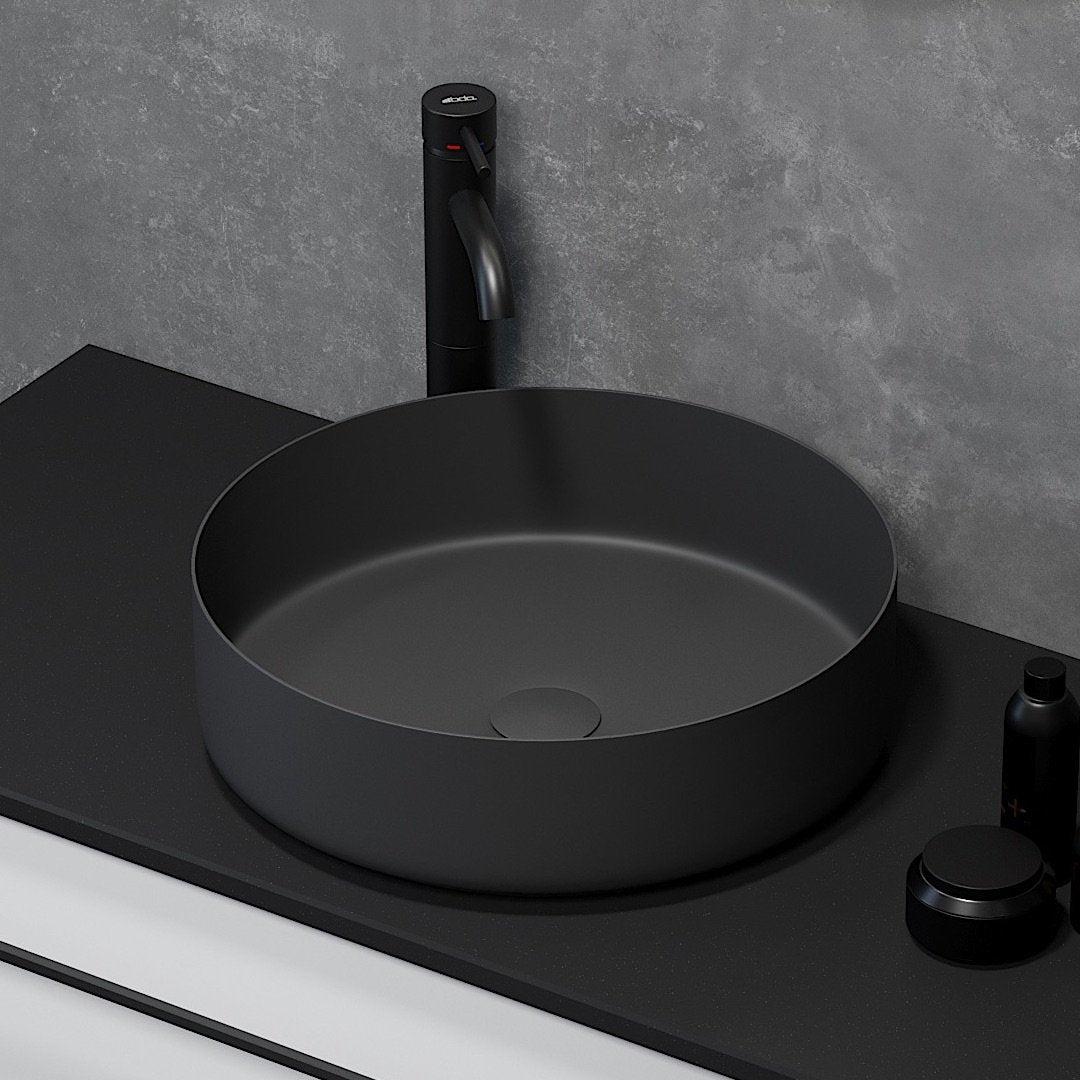 Ljørdal, Wash Basin, Black Mat - 40 cm - MASTERSTORE - 8595677129151 - Wash Basin - 06 - 040 - 16 - 02 - 00 - 8595677129151