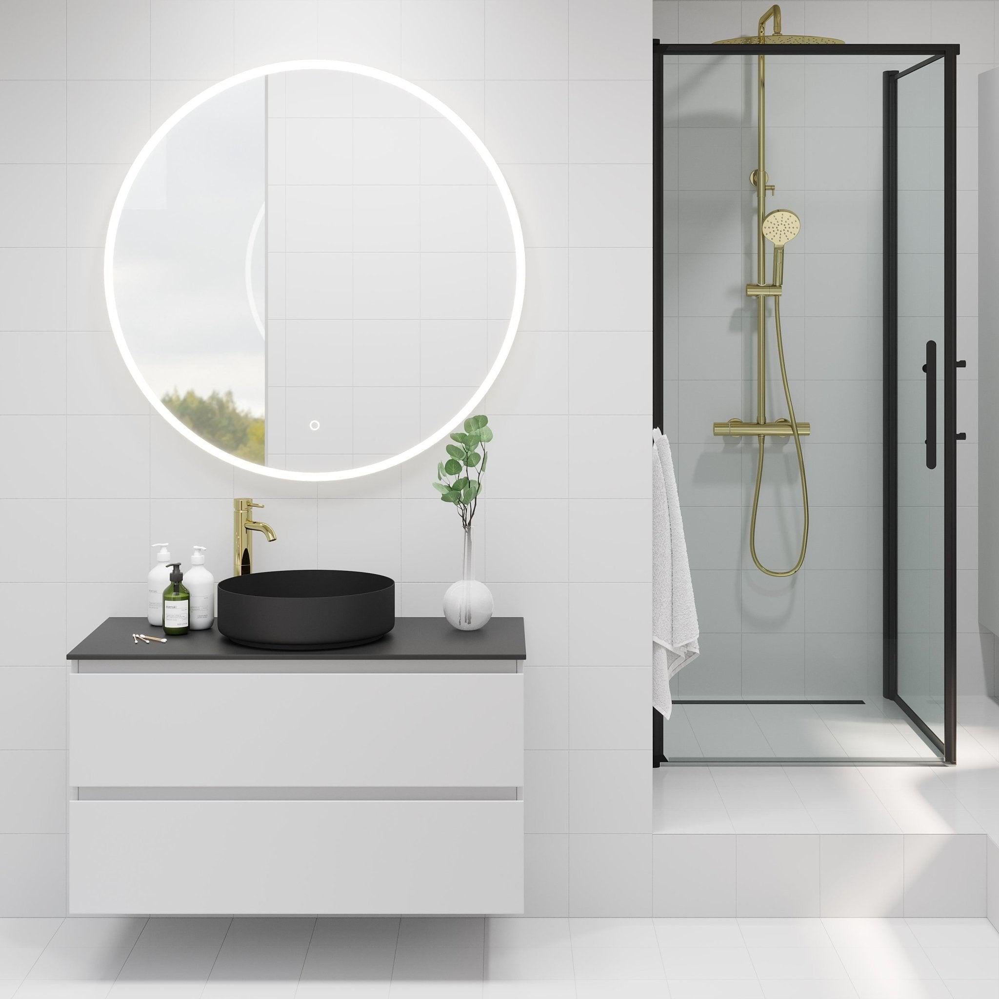 Ljørdal, Wash Basin, Black Mat - 40 cm - MASTERSTORE - 8595677129151 - Wash Basin - 06 - 040 - 16 - 02 - 00 - 8595677129151