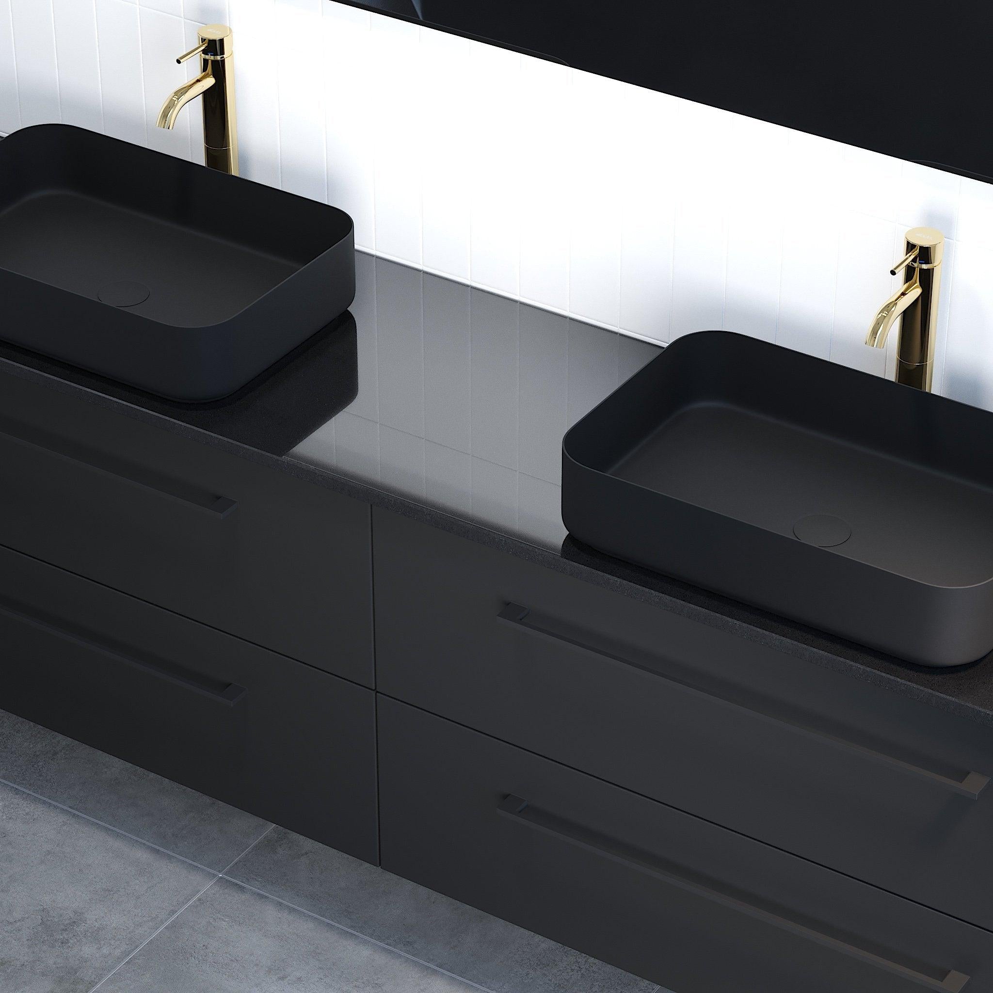 Ljørdal, Wash Basin, Black Mat - 52 cm - MASTERSTORE - 8595677129199 - Wash Basin - 06 - 052 - 18 - 02 - 00 - 8595677129199