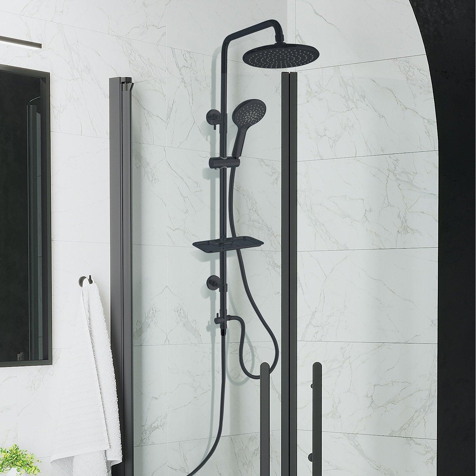 Martofte, Shower Tube Set, Black Mat - 29 cm - MASTERSTORE - 8595677129250 - Shower Tube Set - 31 - 120 - 02 - 02 - 00 - 8595677129250