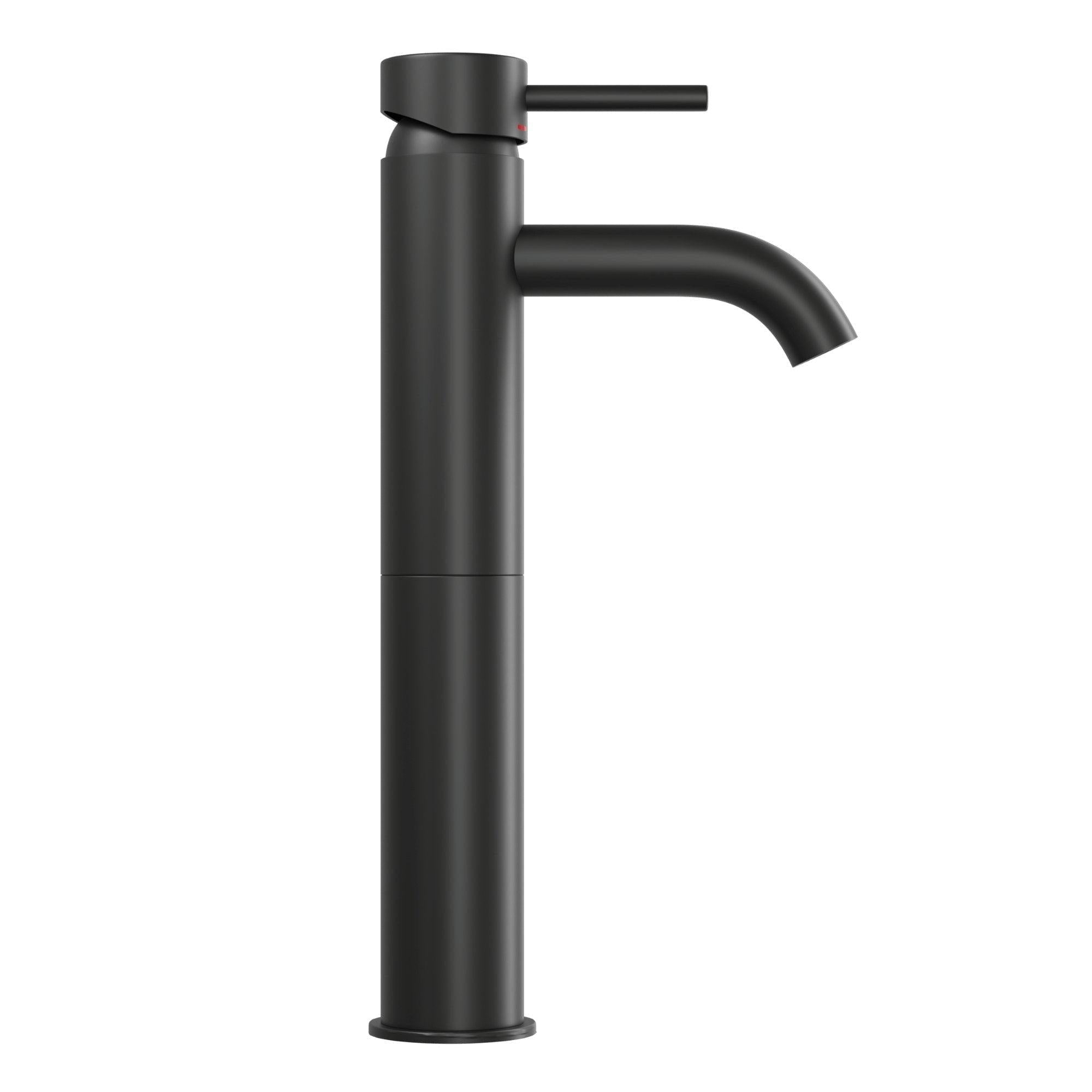 Rund tvättställsblandare 29 cm - hög modell - mattsvart - Dragør - Tvättställsblandare - Dragør, Mixer - Wash Basin, Black Mat - 5 cm - MASTERSTORE - 8595677129267 - Mixer - Wash Basin - 28 - 005 - 02 - 02 - 00 - 8595677129267 -