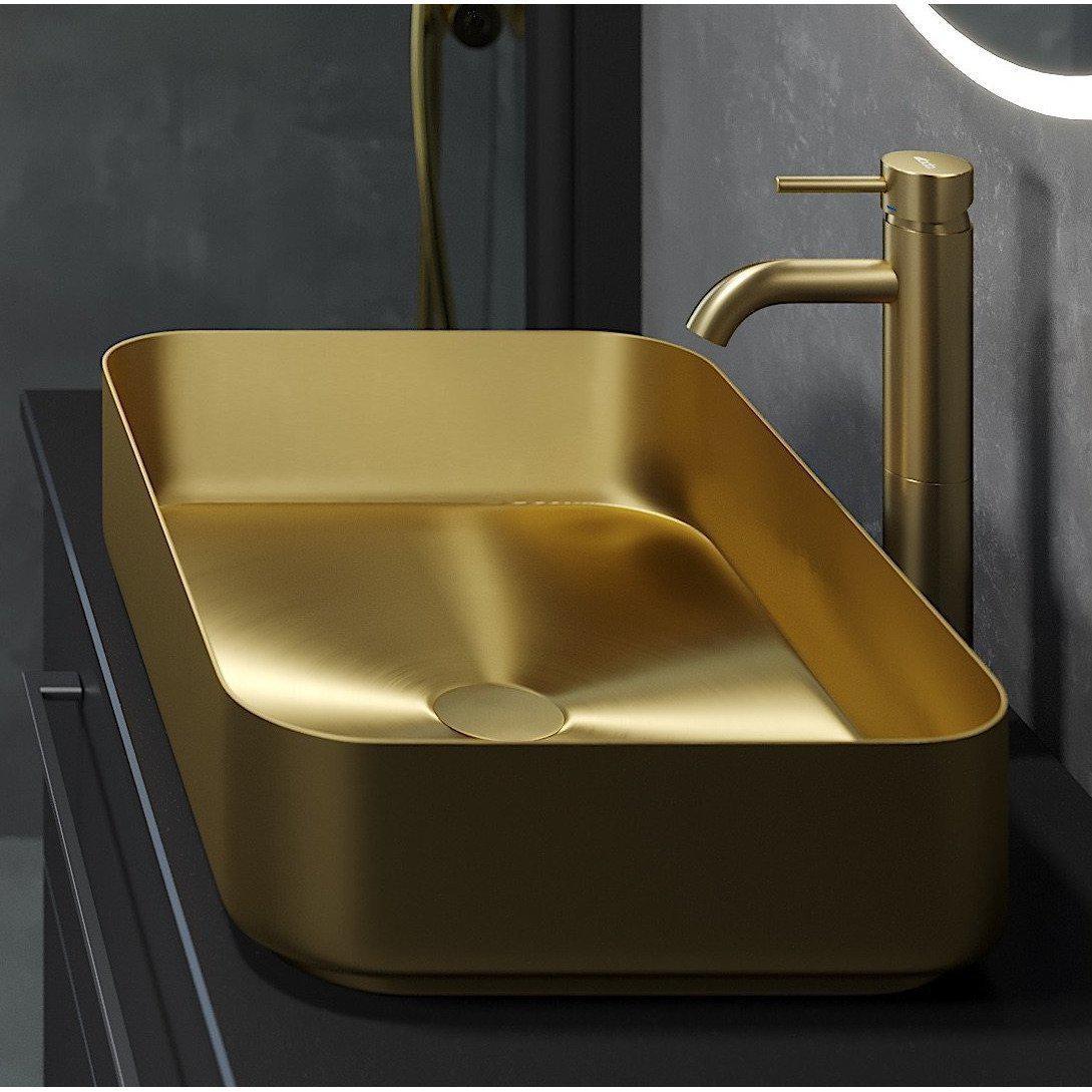 Dragør, Mixer - Wash Basin, Brass Mat - 5 cm - MASTERSTORE - 8595677129274 - Mixer - Wash Basin - 28 - 005 - 02 - 70 - 00 - 8595677129274