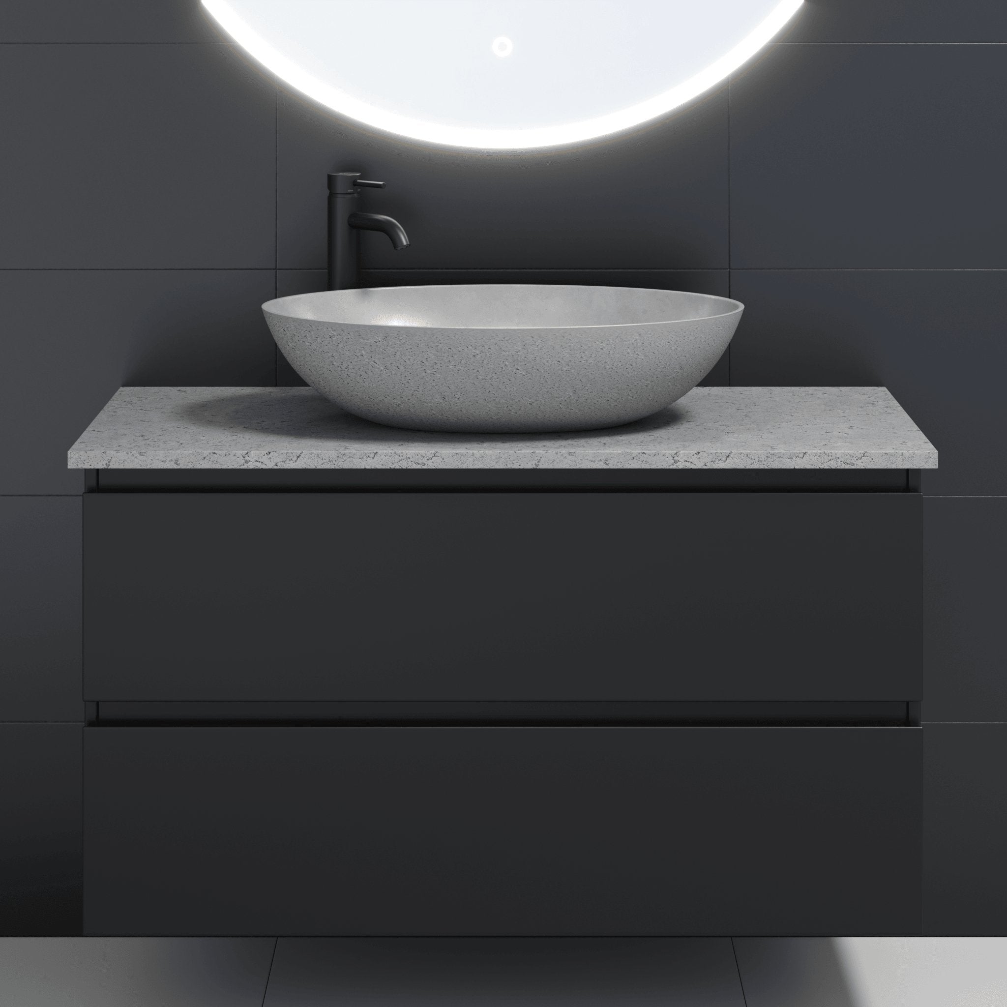 Beton, Countertop, Grey Concrete - 121,4 cm - MASTERSTORE - 8595677134414 - Countertop - 06 - 120 - 21 - 23 - 00 - 8595677134414
