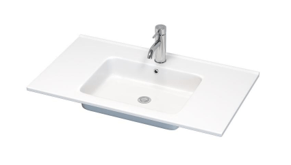 Lillehammer, Wash Basin, White Glossy - 90 cm - MASTERSTORE - 8595677136609 - Wash Basin - 06 - 090 - 01 - 11 - 00 - 8595677136609
