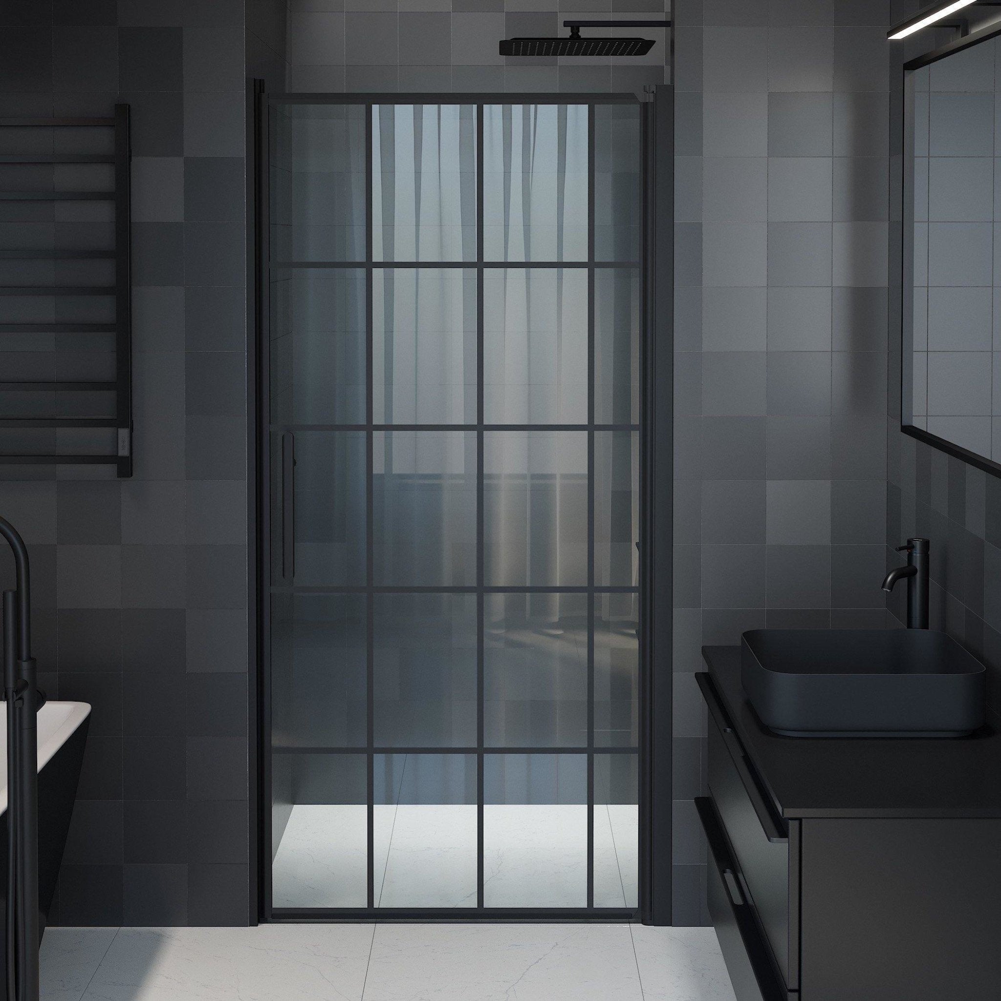 Niche - Frames, Shower Enclosure Set - Code, Frame/Black - 90 cm - MASTERSTORE - 8595677138955 - Shower Enclosure Set - Code - 38 - 090 - 00 - 59 - 00 - 8595677138955