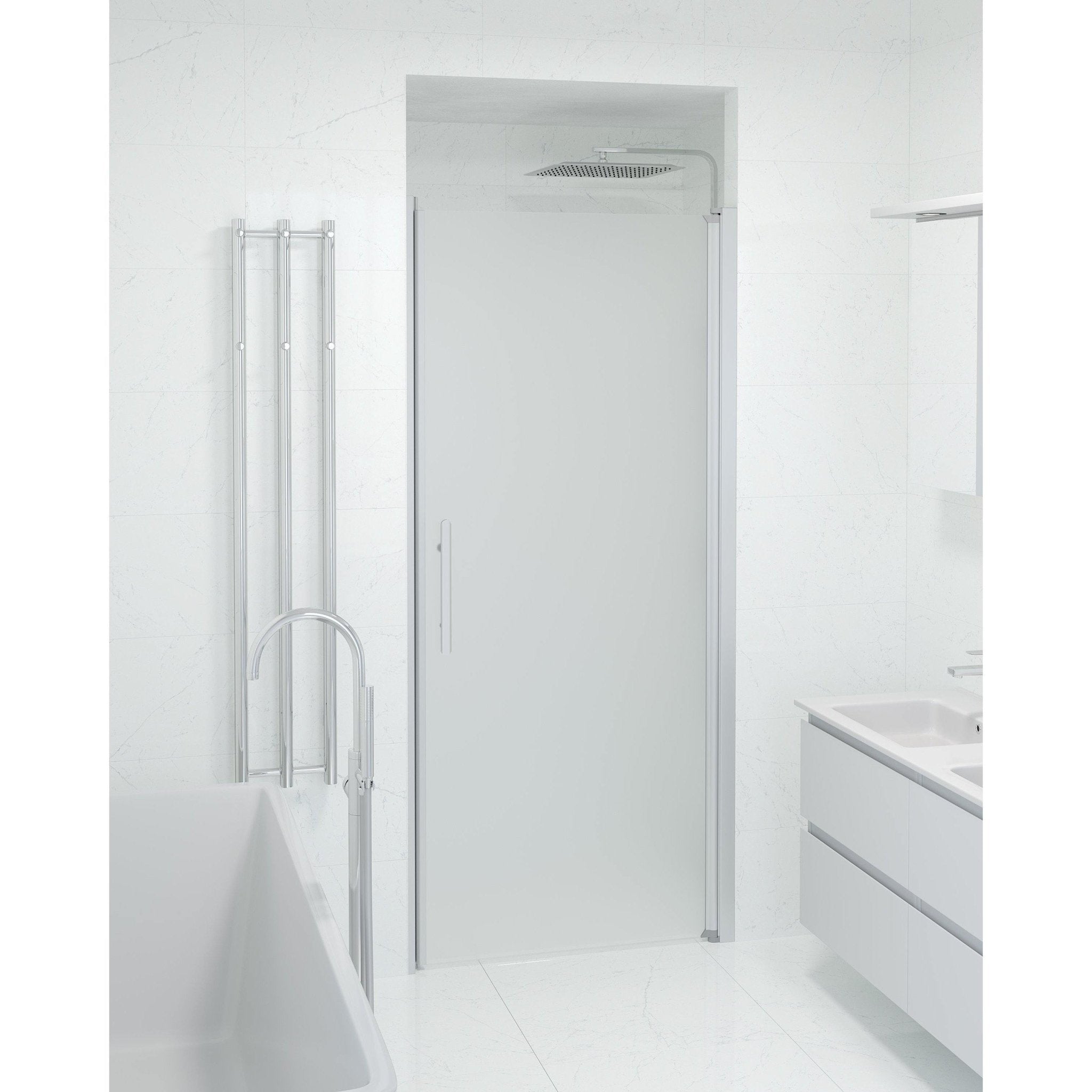 Niche - Frosted, Shower Enclosure Set - Code, Matt/Satin - 70 cm - MASTERSTORE - 8595677139051 - Shower Enclosure Set - Code - 38 - 070 - 02 - 55 - 00 - 8595677139051