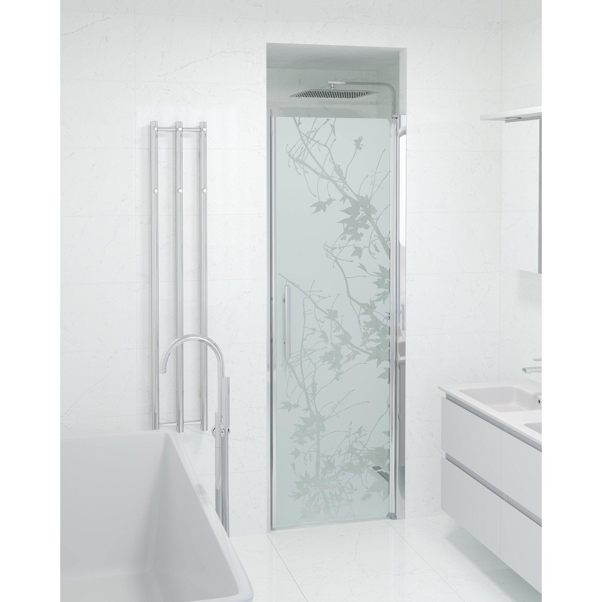 Niche - Decor, Shower Enclosure Set - Code, Decor/Chrome - 80 cm - MASTERSTORE - 8595677139136 - Shower Enclosure Set - Code - 38 - 080 - 01 - 54 - 00 - 8595677139136