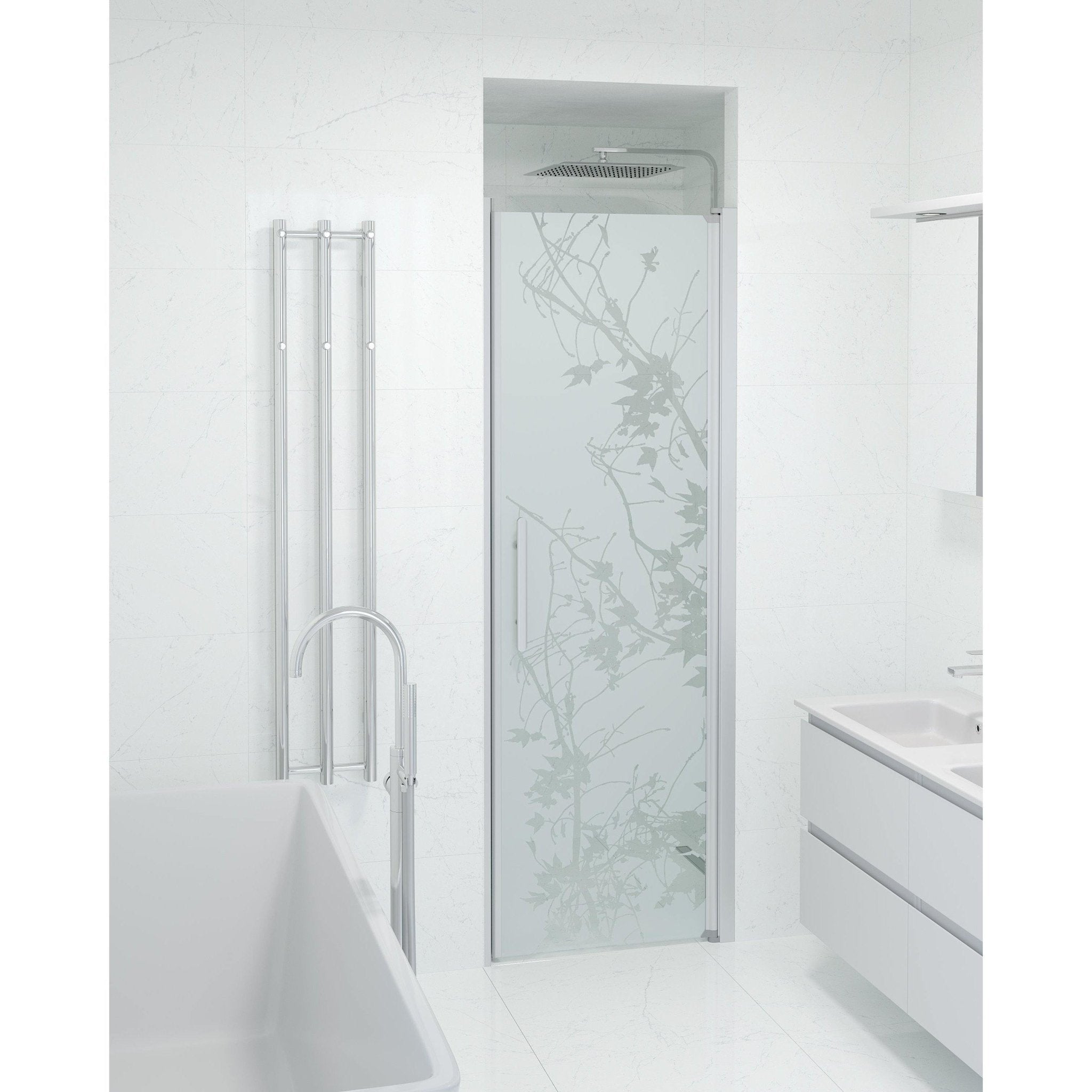 Niche - Decor, Shower Enclosure Set - Code, Decor/Satin - 80 cm - MASTERSTORE - 8595677139143 - Shower Enclosure Set - Code - 38 - 080 - 02 - 54 - 00 - 8595677139143