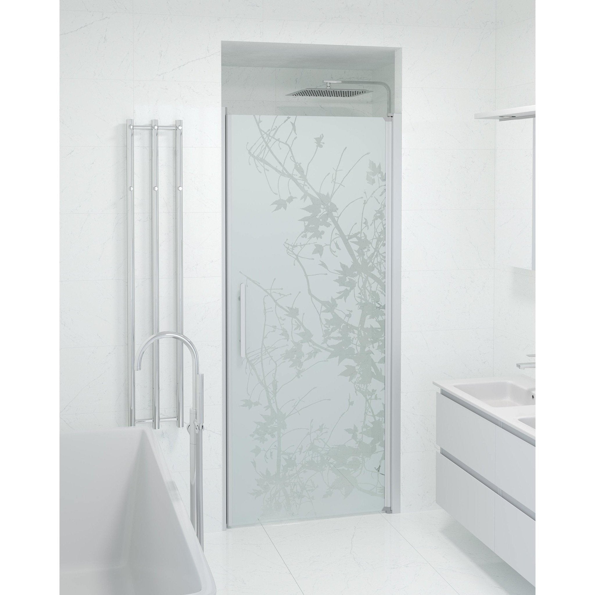 Niche - Decor, Shower Enclosure Set - Code, Decor/Satin - 80 cm - MASTERSTORE - 8595677139143 - Shower Enclosure Set - Code - 38 - 080 - 02 - 54 - 00 - 8595677139143