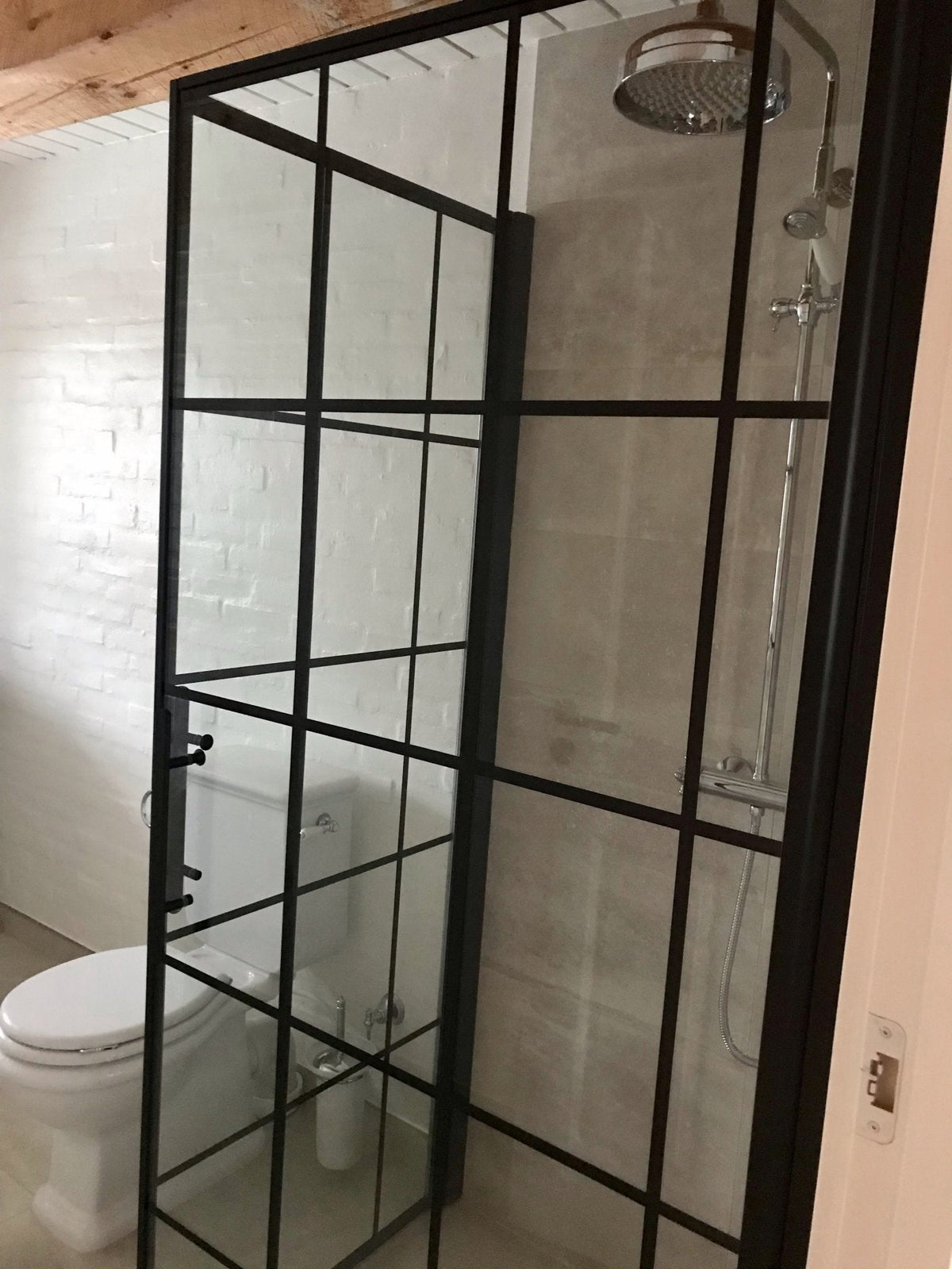 Wall + Door - Frames, Shower Enclosure Set - Code, Frame/Black - 90 cm - MASTERSTORE - 8595677140569 - Shower Enclosure Set - Code - 40 - 908 - 00 - 59 - 00 - 8595677140569