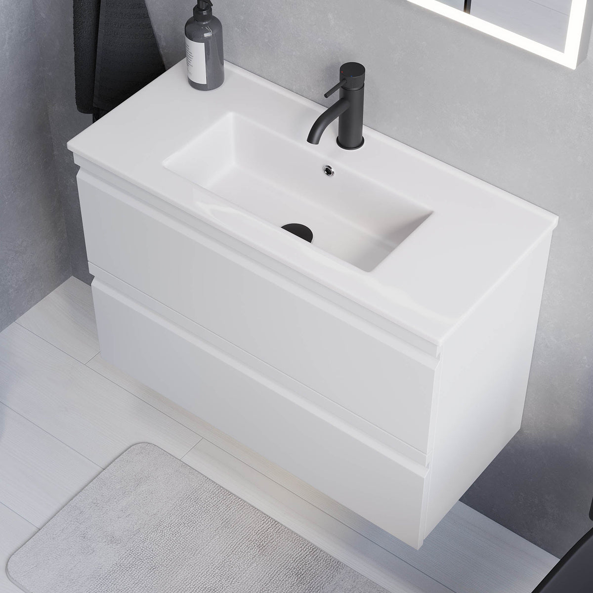 Knarrlagsund, Furniture Set - Code, White Mat - 60 cm - MASTERSTORE - 8595677142426 - Furniture Set - Code - 74 - 060 - 70 - 01 - 30 - 8595677142426