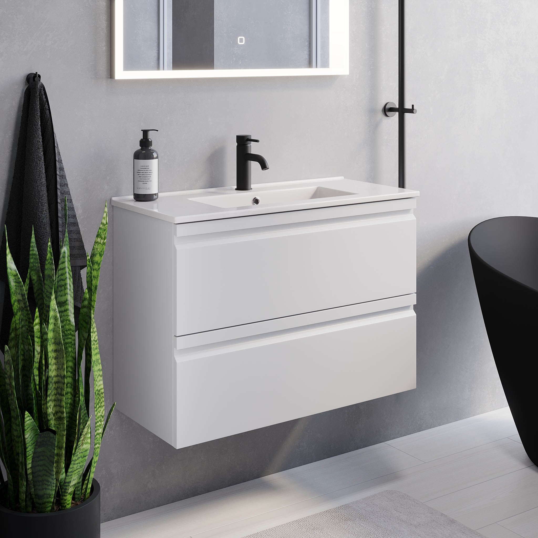 Knarrlagsund, Furniture Set - Code, White Mat - 80 cm - MASTERSTORE - 8595677142464 - Furniture Set - Code - 74 - 080 - 70 - 01 - 30 - 8595677142464