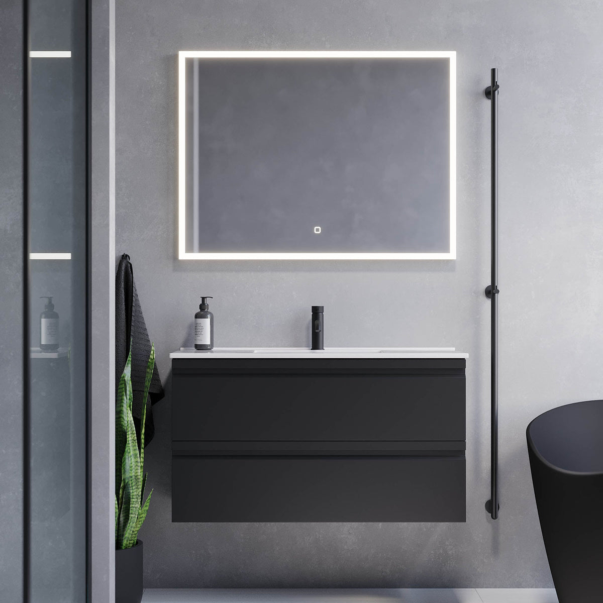 Knarrlagsund, Furniture Set - Code, Black Mat - 80 cm - MASTERSTORE - 8595677142471 - Furniture Set - Code - 74 - 080 - 70 - 02 - 30 - 8595677142471