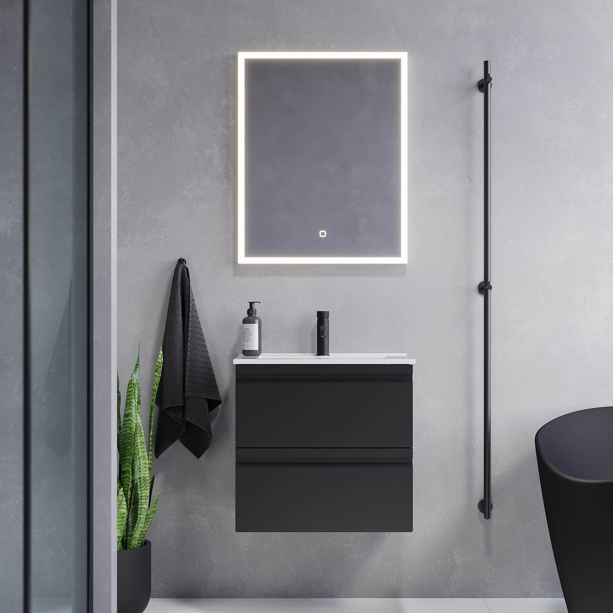 Knarrlagsund, Furniture Set - Code, Black Mat - 80 cm - MASTERSTORE - 8595677142471 - Furniture Set - Code - 74 - 080 - 70 - 02 - 30 - 8595677142471