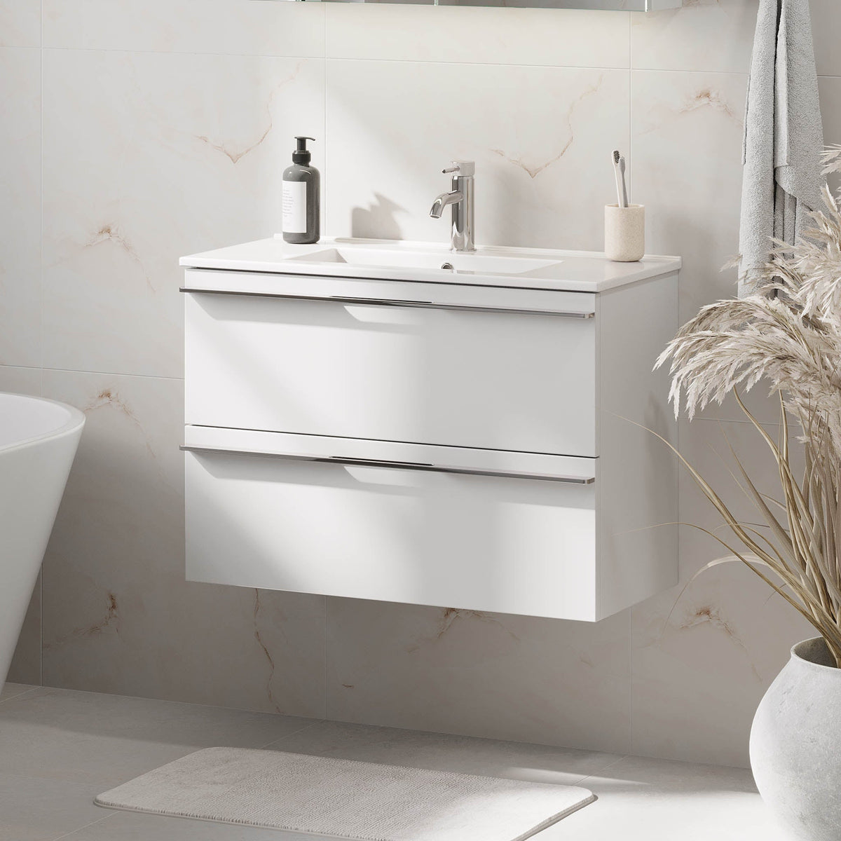 Verdal, Furniture Set - Code, White Mat - 60 cm - MASTERSTORE - 8595677150704 - Furniture Set - Code - 70 - 060 - 70 - 01 - 31 - 8595677150704