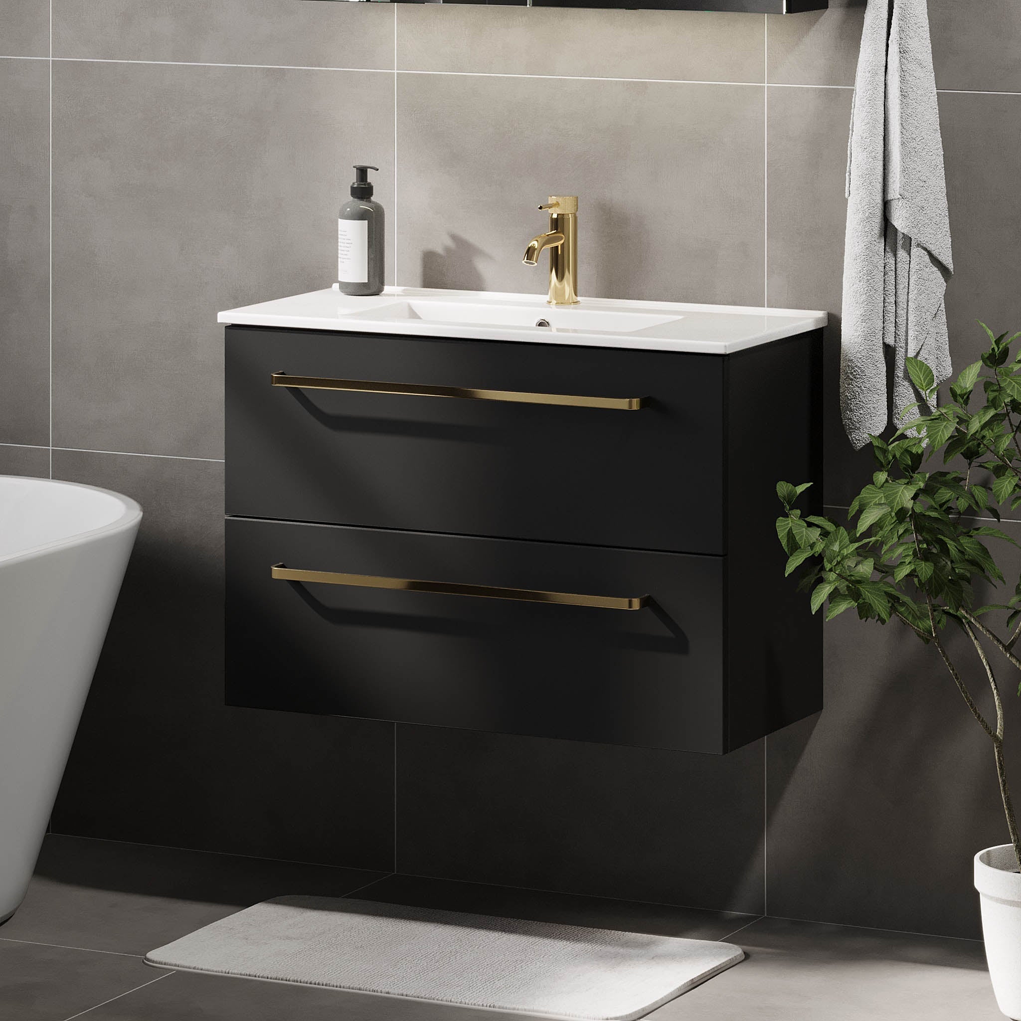 Volda, Furniture Set - Code, Black Mat - 81 cm - MASTERSTORE - 8595677150759 - Furniture Set - Code - 70 - 080 - 70 - 02 - 30 - 8595677150759