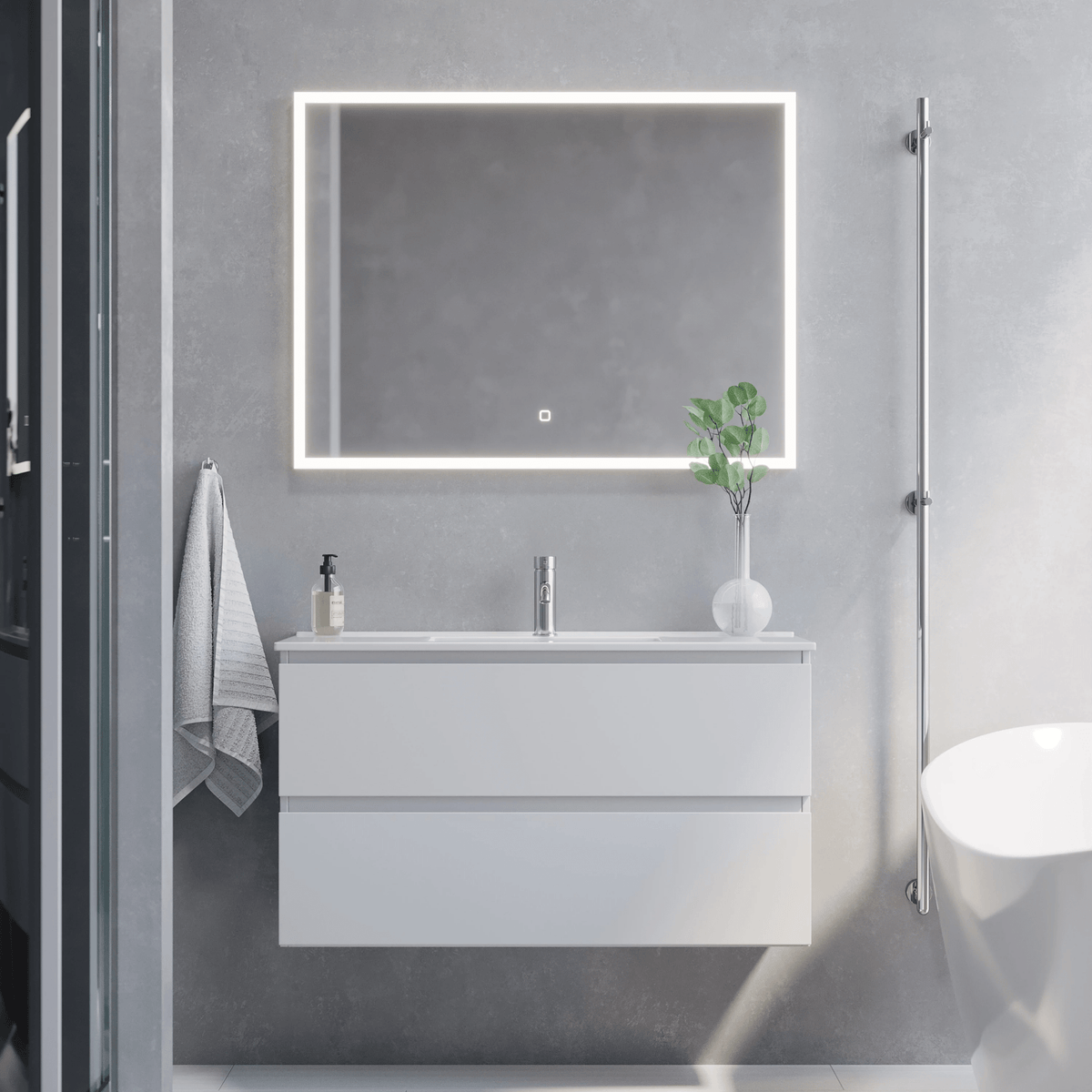 Sandshamn, Furniture Set - Code, White Mat - 60 cm - MASTERSTORE - 8595677150902 - Furniture Set - Code - 73 - 060 - 70 - 01 - 30 - 8595677150902