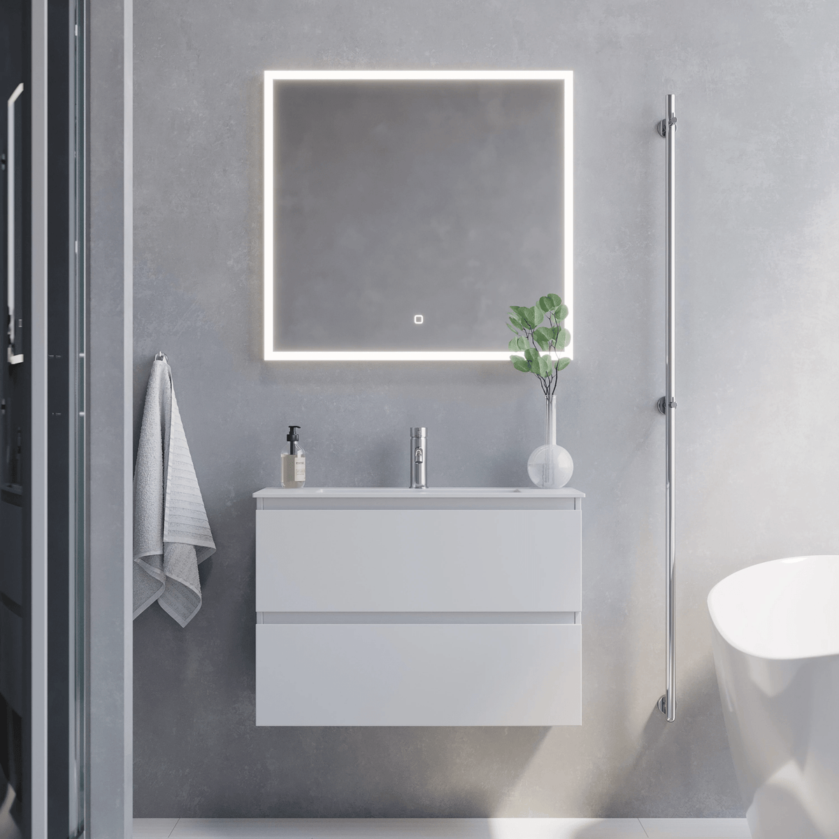 Sandshamn, Furniture Set - Code, White Mat - 60 cm - MASTERSTORE - 8595677150902 - Furniture Set - Code - 73 - 060 - 70 - 01 - 30 - 8595677150902