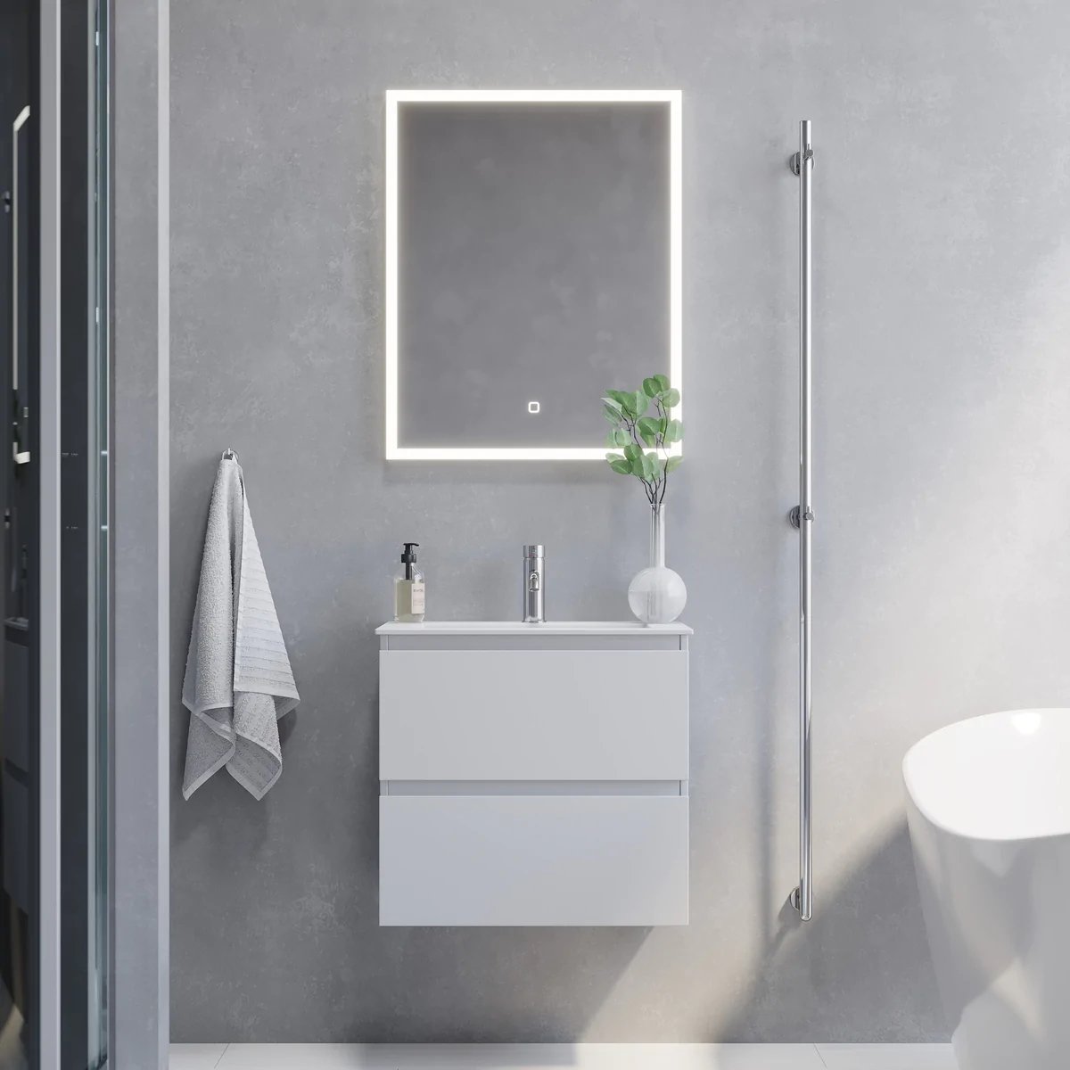 Sandshamn, Furniture Set - Code, White Mat - 80 cm - MASTERSTORE - 8595677150933 - Furniture Set - Code - 73 - 080 - 70 - 01 - 30 - 8595677150933