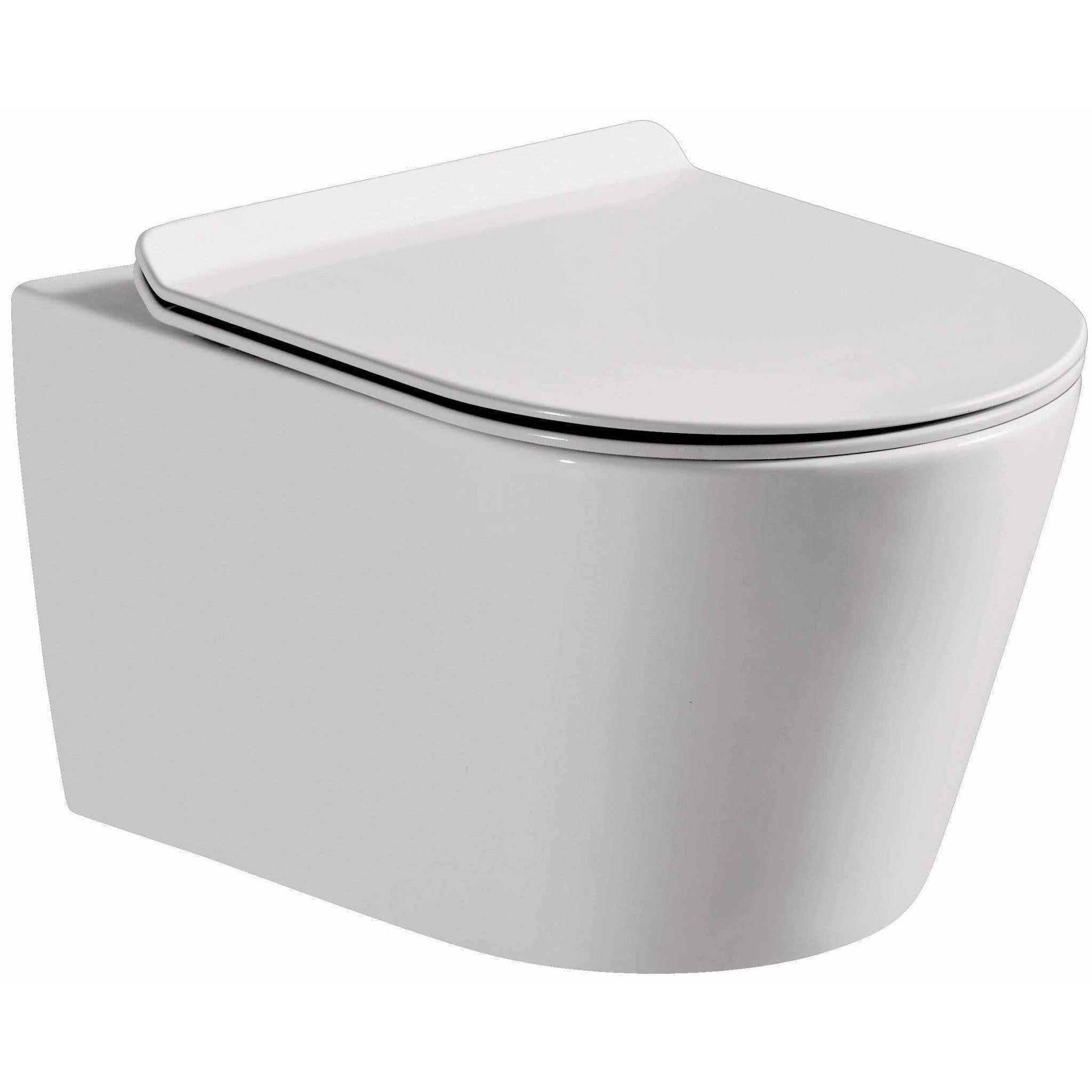 Viksdalen, Toilet Wallhung, White Glossy - 37 cm - MASTERSTORE - 8595677151541 - Toilet Wallhung - 23 - 037 - 04 - 11 - 00 - 8595677151541