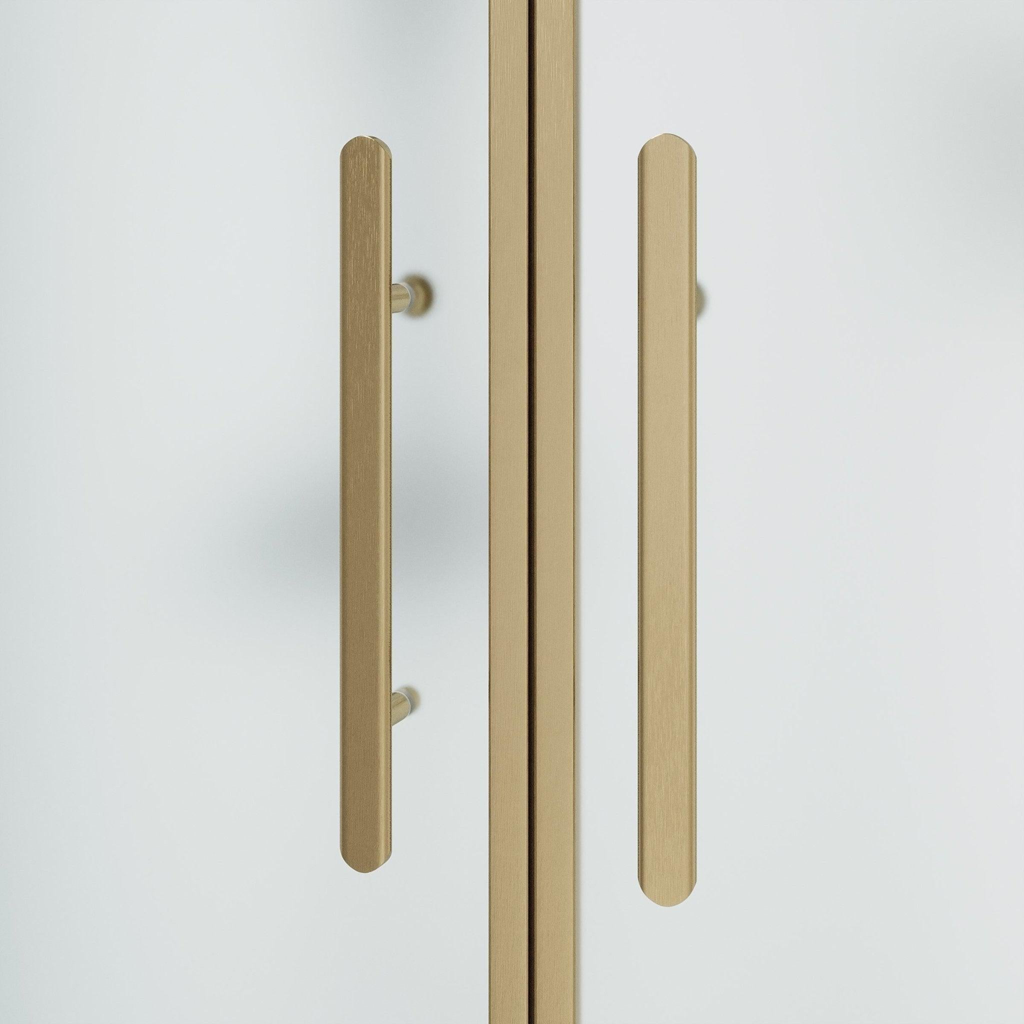 Round - Frosted, Shower Enclosure Set - Code, Matt/Bronze - 100 cm - MASTERSTORE - 8595677155259 - Shower Enclosure Set - Code - 35 - 101 - 70 - 55 - 00 - 8595677155259