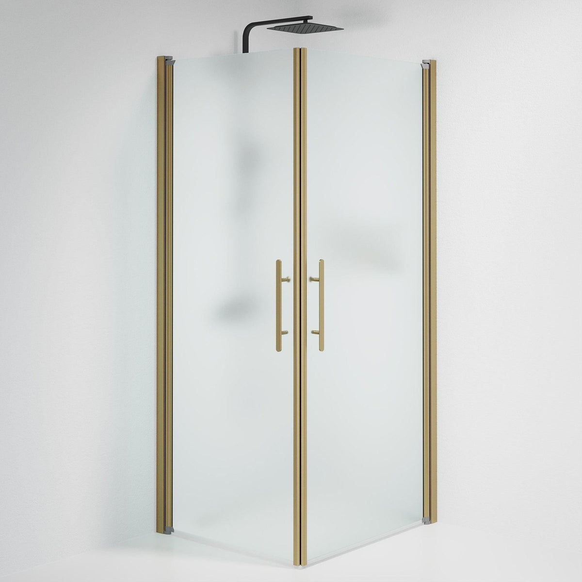 Square - Frosted, Shower Enclosure Set - Code, Matt/Bronze - 70 cm - MASTERSTORE - 8595677155389 - Shower Enclosure Set - Code - 36 - 709 - 70 - 55 - 00 - 8595677155389