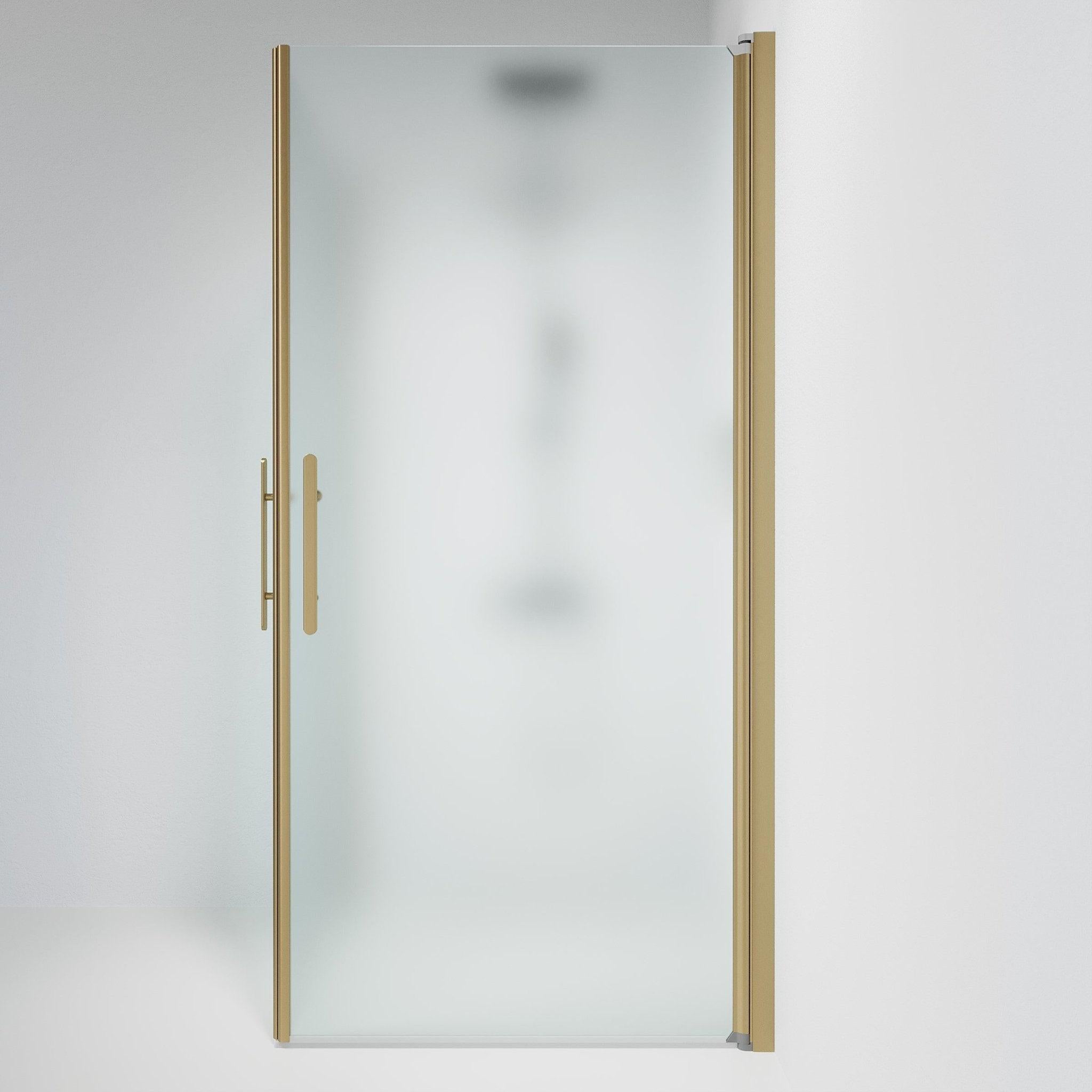 Square - Frosted, Shower Enclosure Set - Code, Matt/Bronze - 100 cm - MASTERSTORE - 8595677155457 - Shower Enclosure Set - Code - 36 - 101 - 70 - 55 - 00 - 8595677155457
