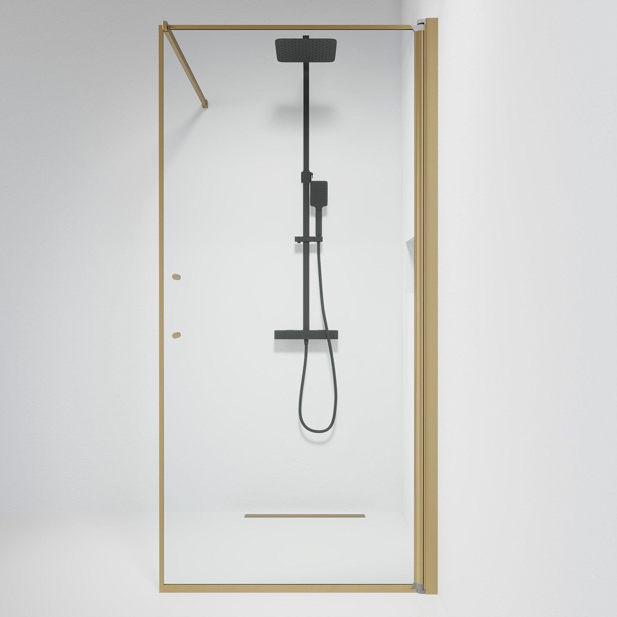 Square - Clear, Shower Enclosure Set - Code, Clear/Bronze - 70 cm - MASTERSTORE - 8595677155549 - Shower Enclosure Set - Code - 39 - 070 - 70 - 50 - 00 - 8595677155549