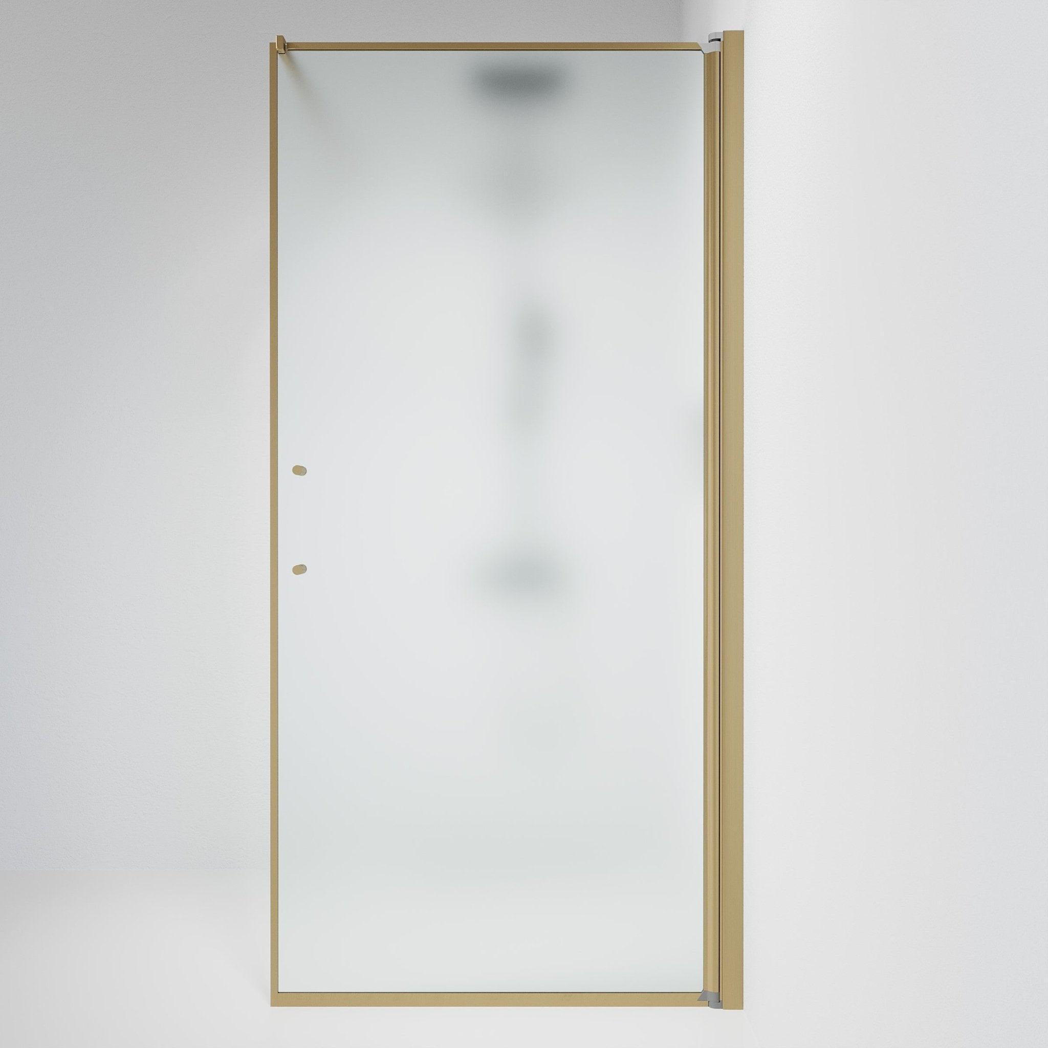 Square - Frosted, Shower Enclosure Set - Code, Matt/Bronze - 90 cm - MASTERSTORE - 8595677155600 - Shower Enclosure Set - Code - 39 - 090 - 70 - 55 - 00 - 8595677155600