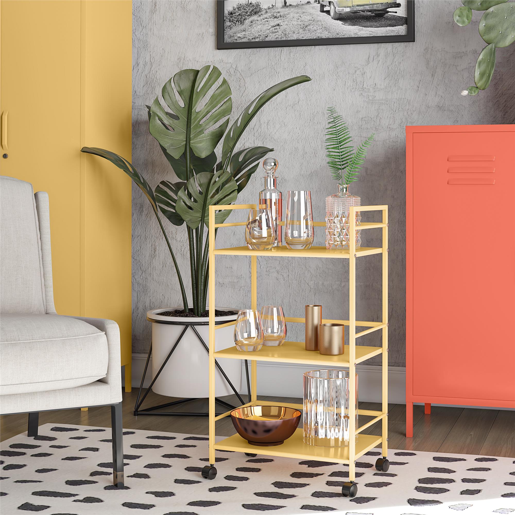 Cache rullbord, gult