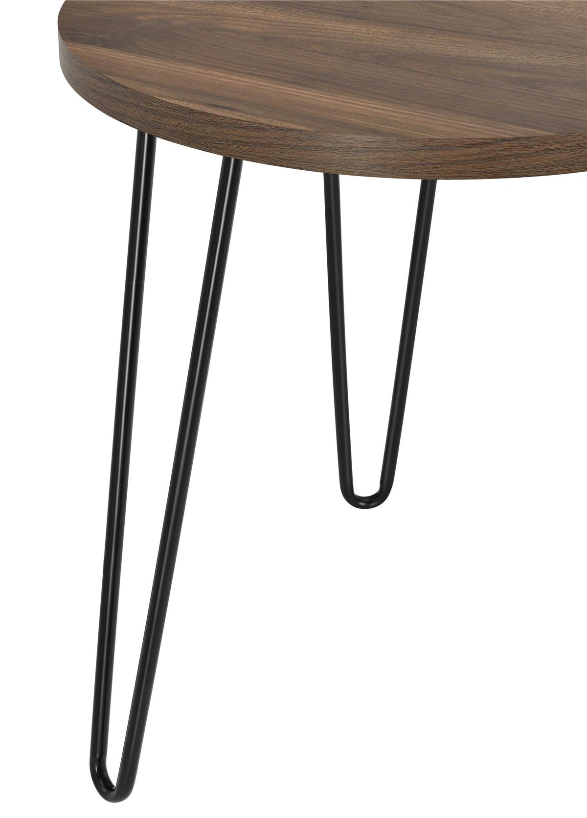 Owen Round Side Table, Walnut - MASTERSTORE - 8595677158700 - Side Tables - 3613222COM - 8595677158700