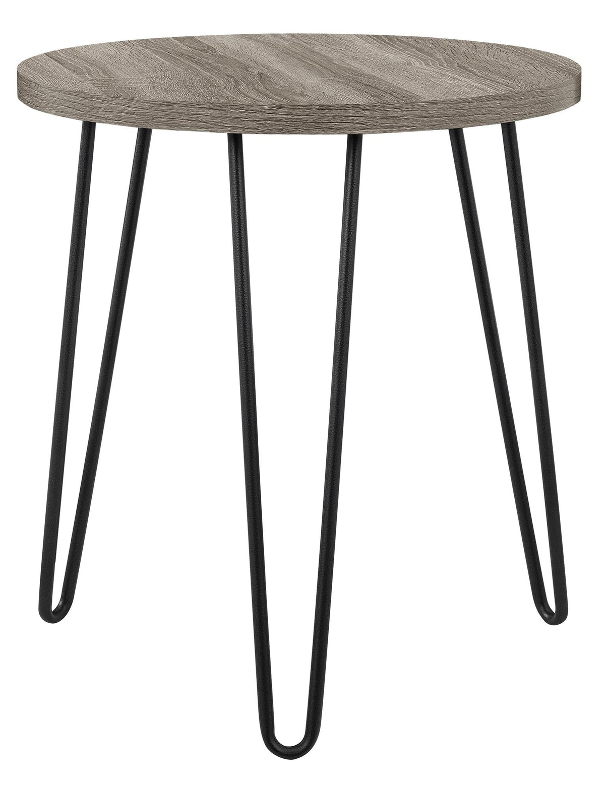 Owen Round Side Table, Oak Grey - MASTERSTORE - 8595677158717 - Side Tables - 3613307COM - 8595677158717