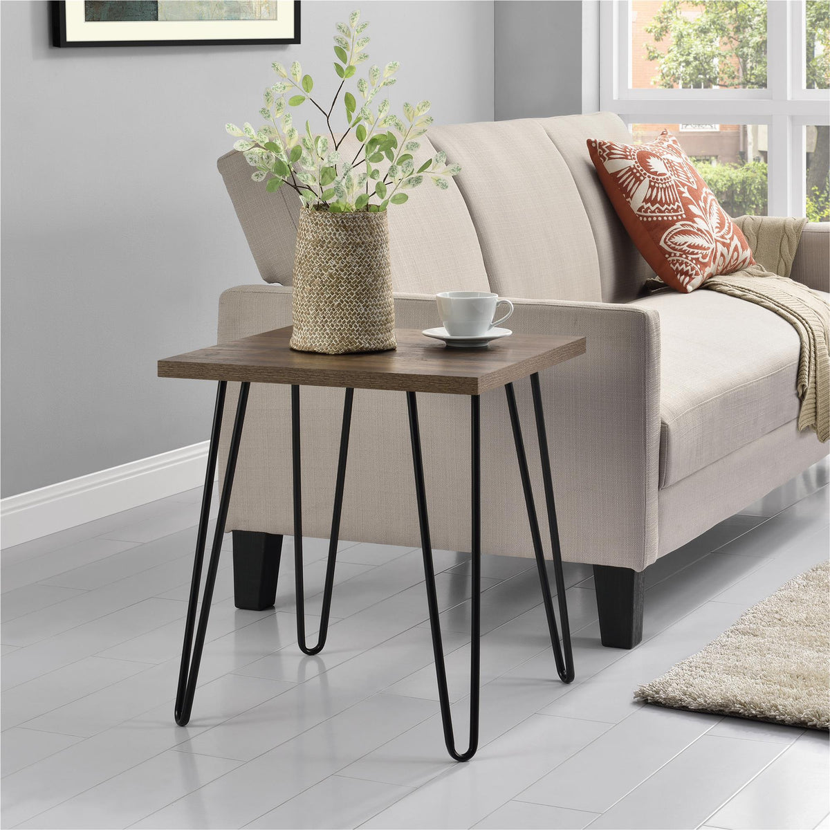 Owen Side Table, Walnut - MASTERSTORE - 8595677158748 - Side Tables - 5068396COM - 8595677158748