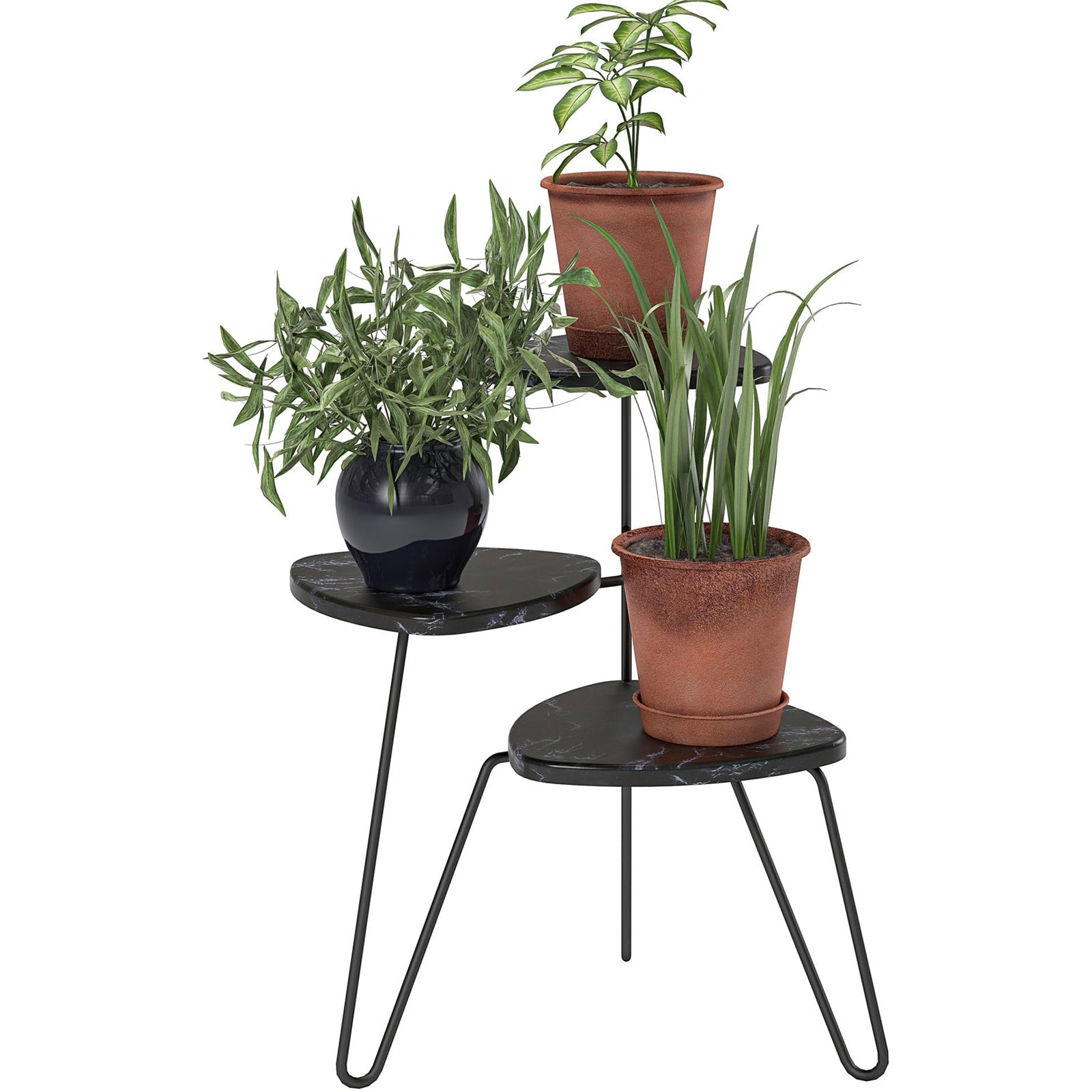 Athena växtställ, vitt